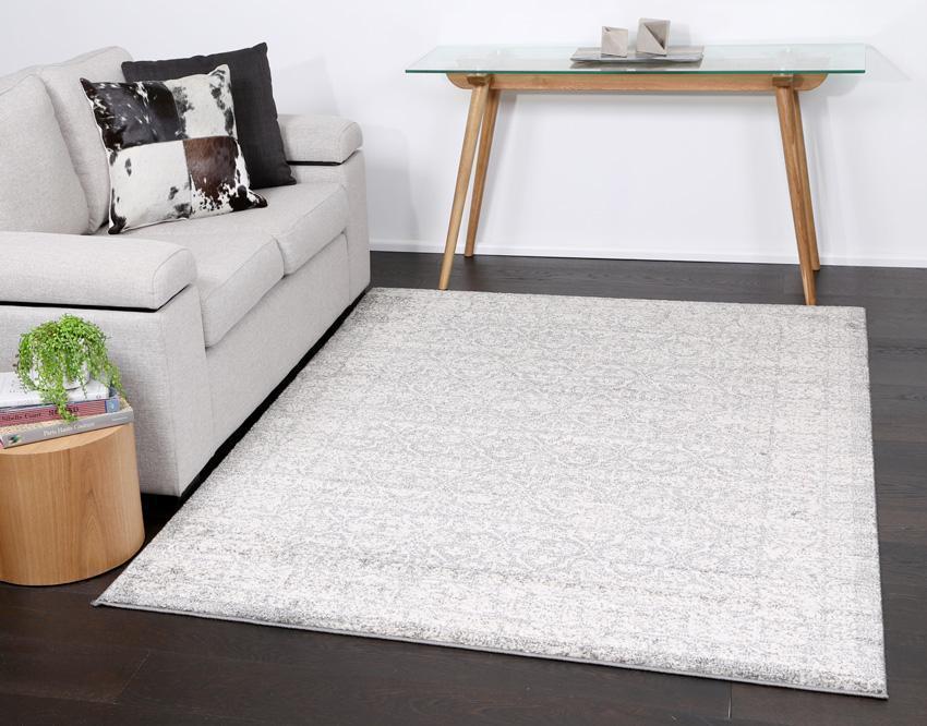 Grey Modern Notes Rug - Nova Rugs