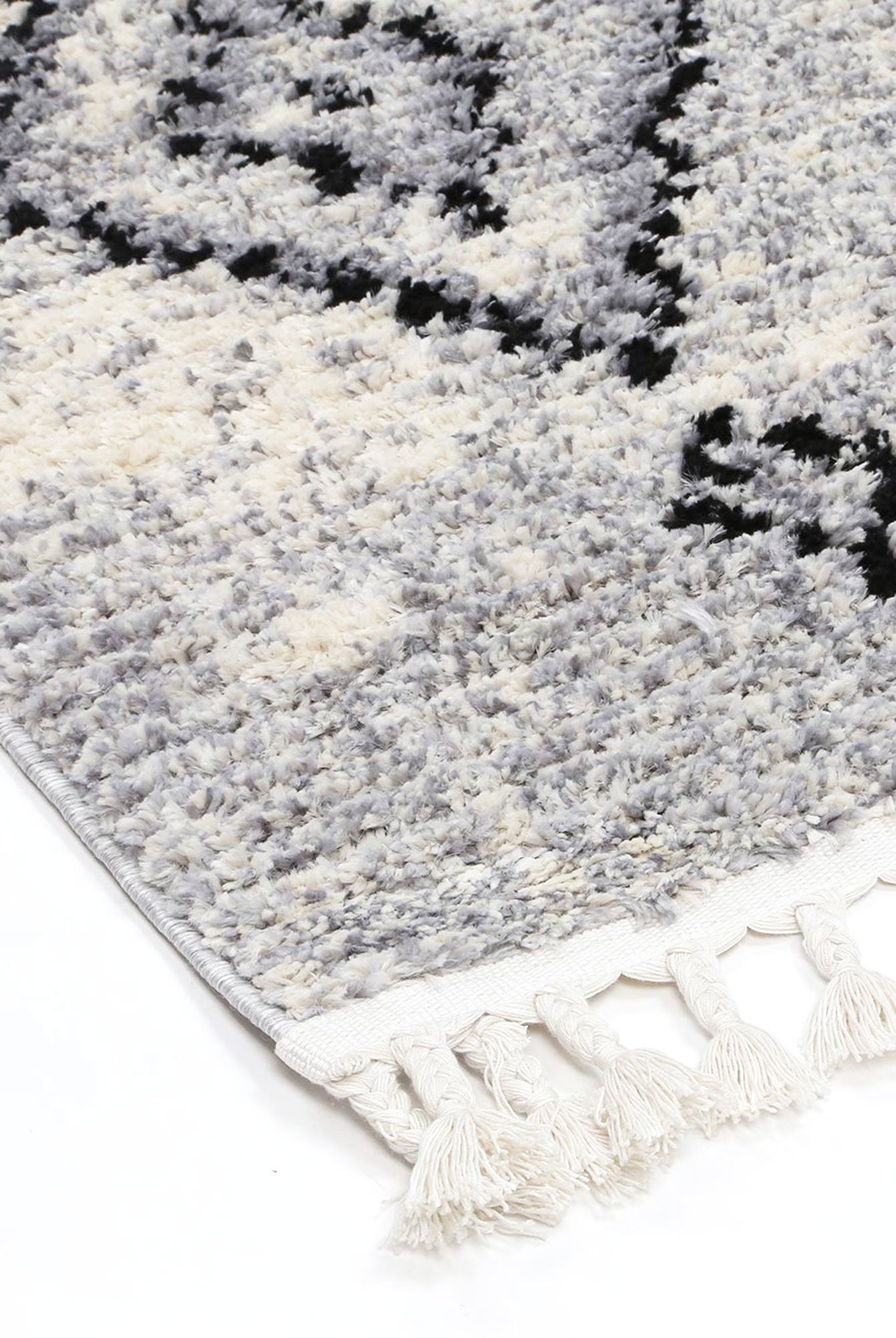 Grey Myk Diamond Rug - Nova Rugs