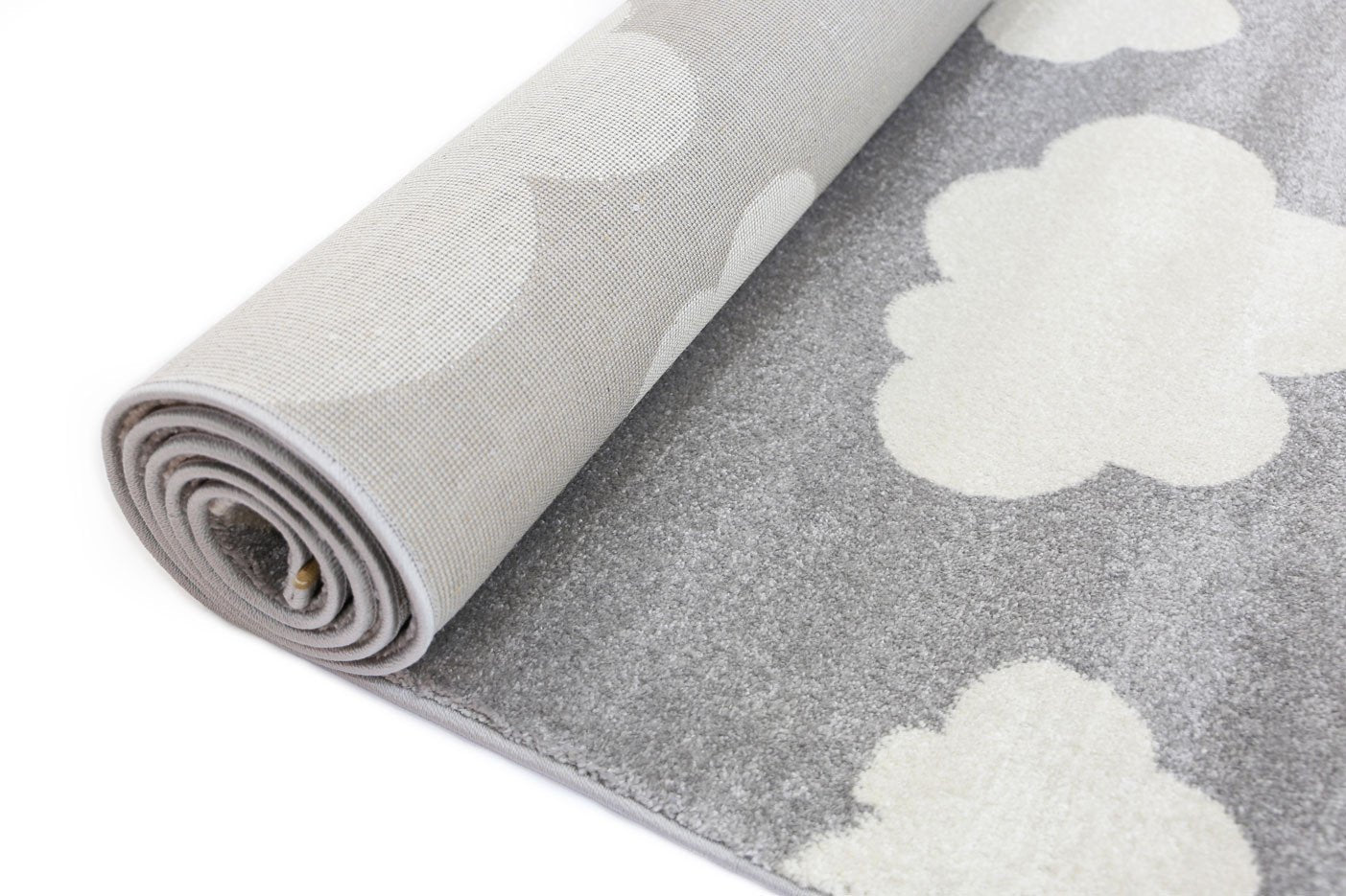 Grey Piccolo Clouded Rug - Nova Rugs
