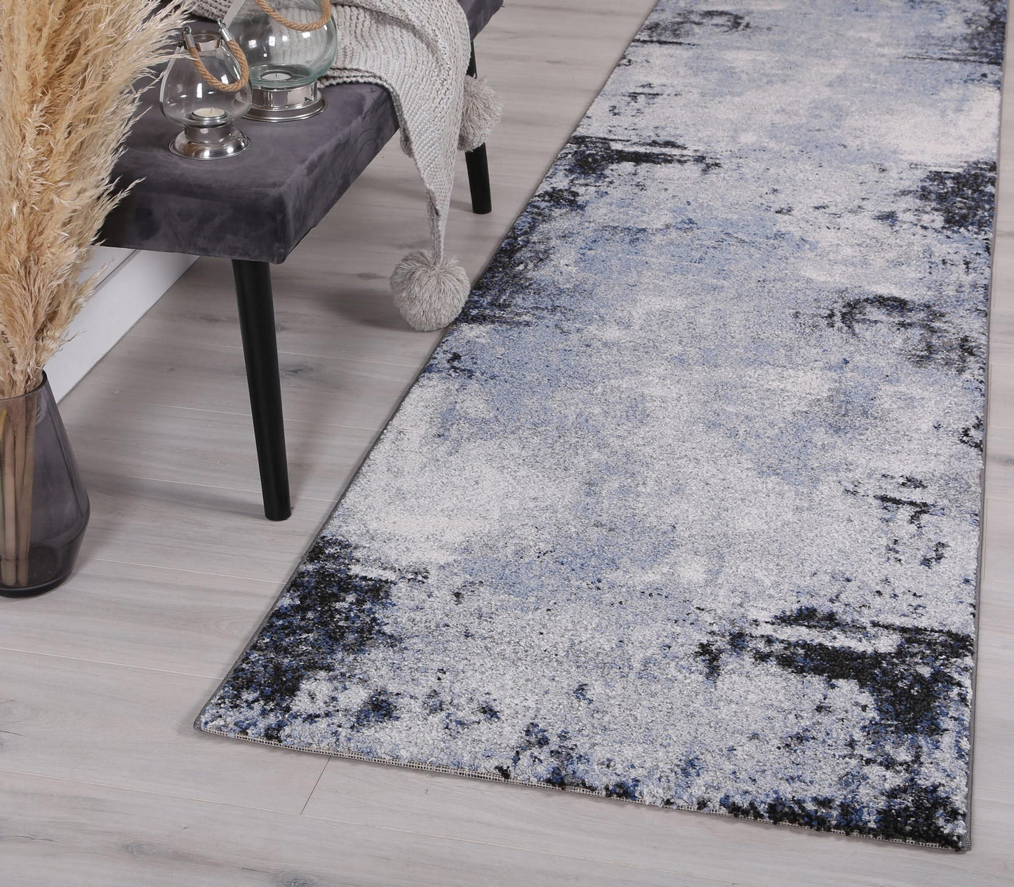 Grey Raw Boston Rug - Nova Rugs