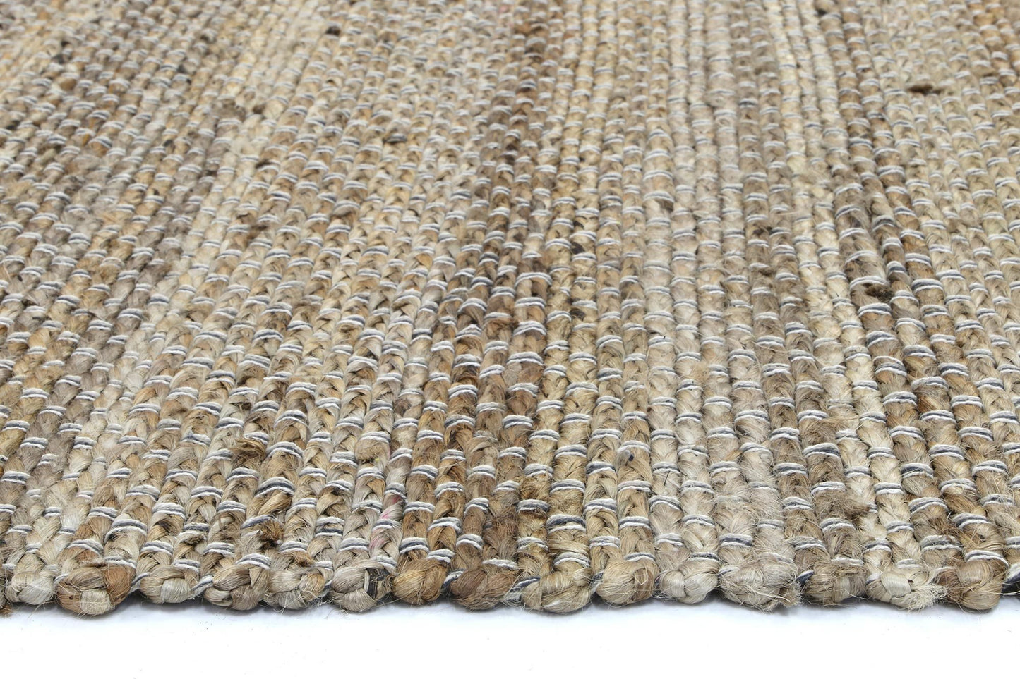 Grey Taj Basket Weave Jute Rug - Nova Rugs