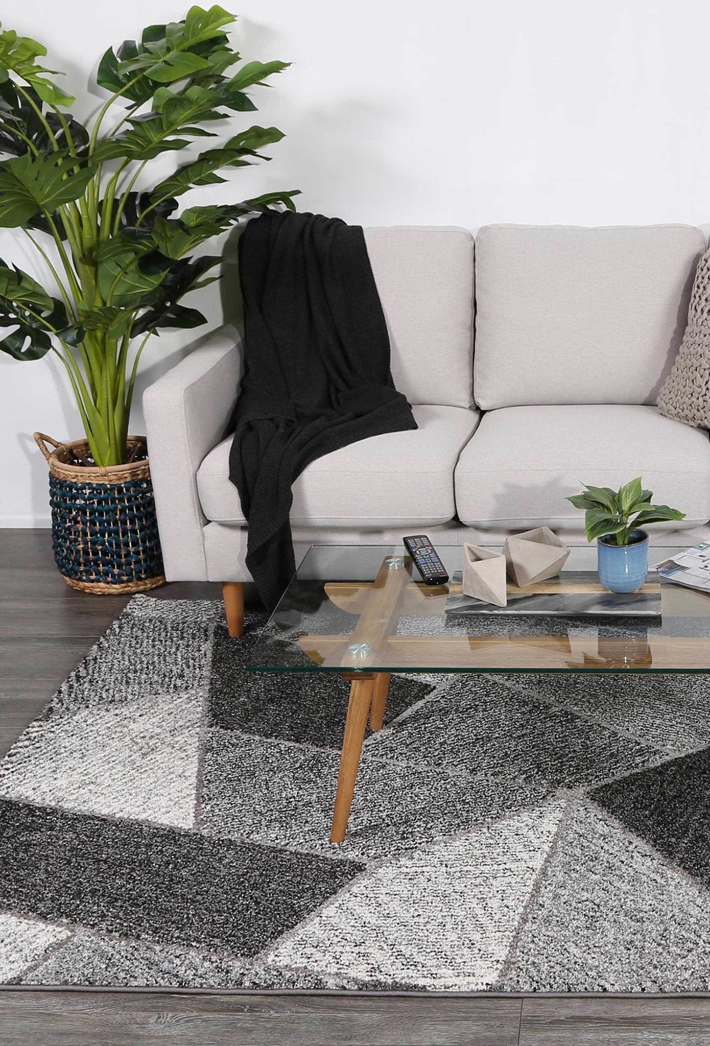 Grey Urban Boston Rug - Nova Rugs