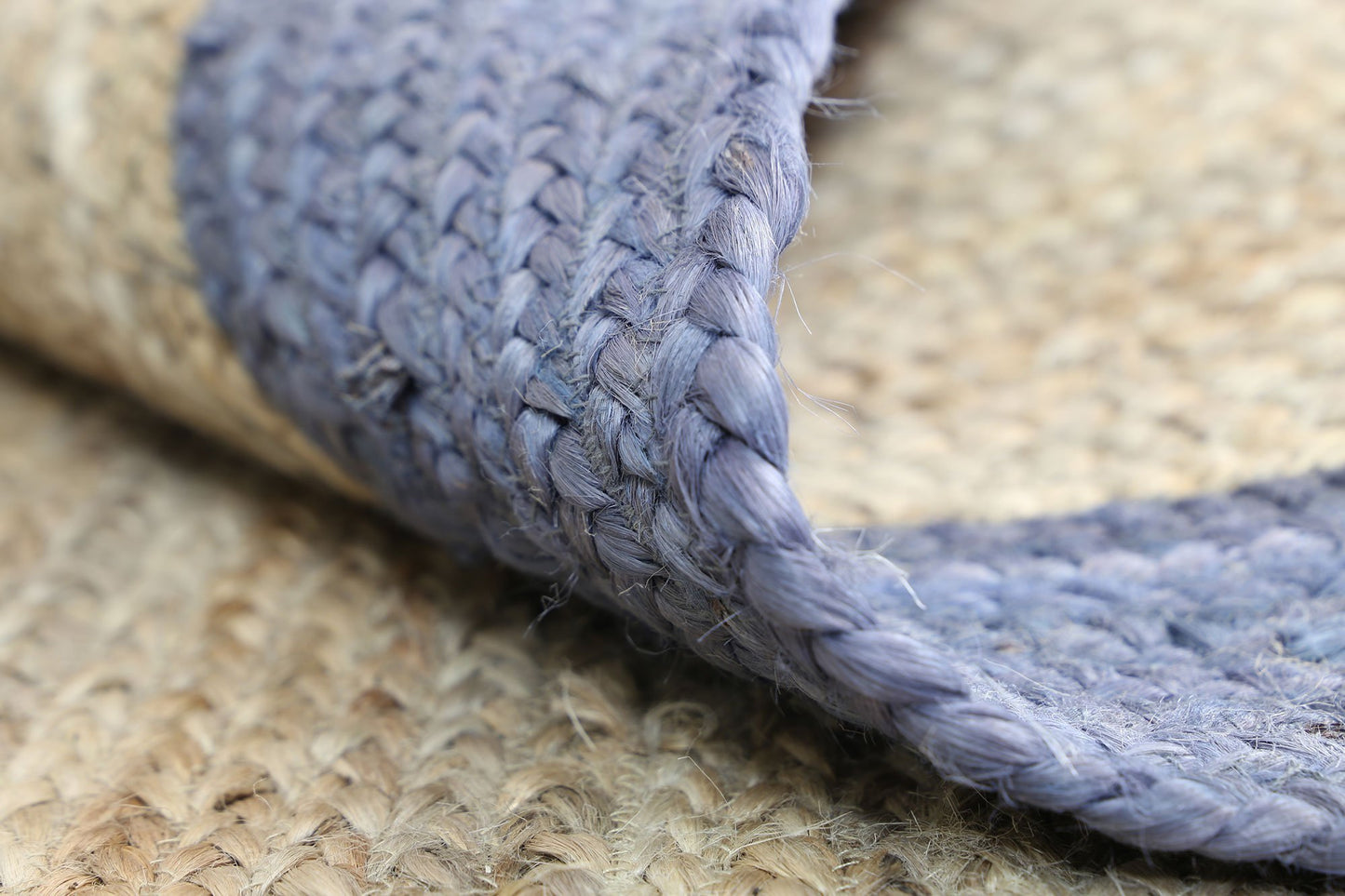 Hampton I Reversible Jute Rug, Grey - Nova Rugs