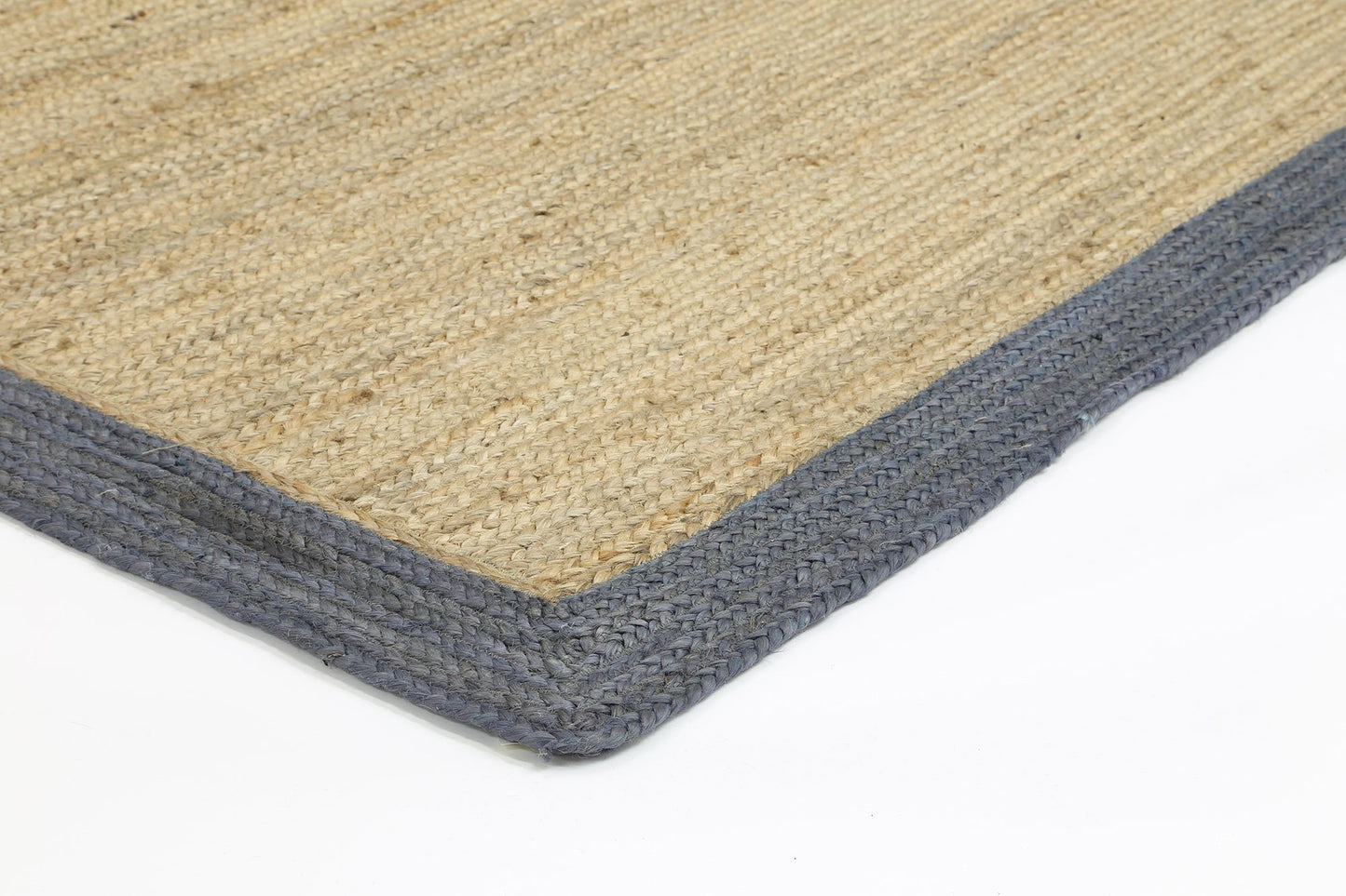 Hampton I Reversible Jute Rug, Grey - Nova Rugs