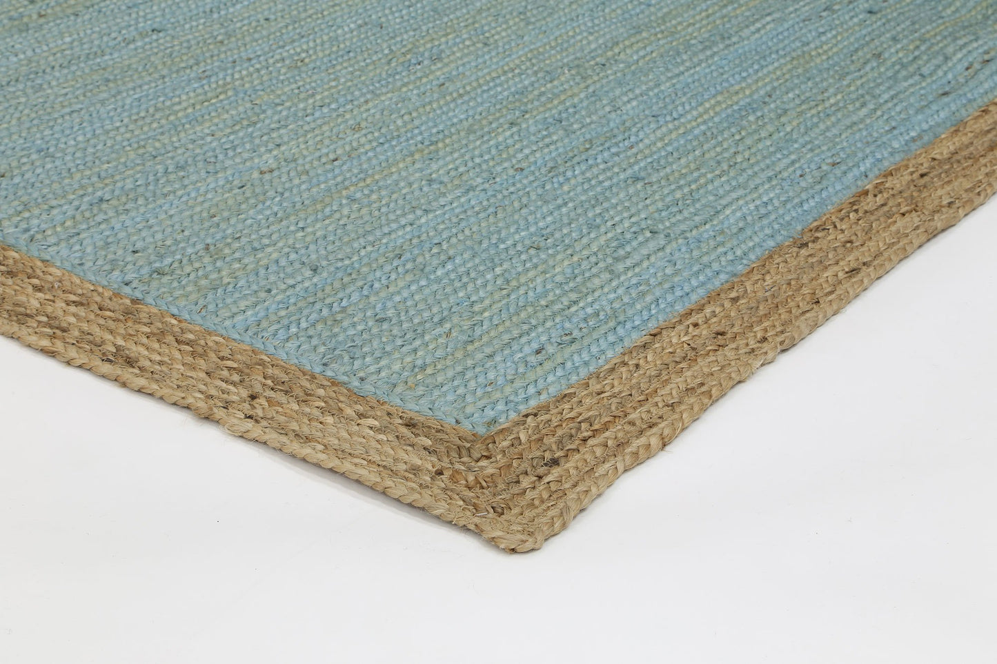 Hampton II Reversible Jute Rug, Blue - Nova Rugs