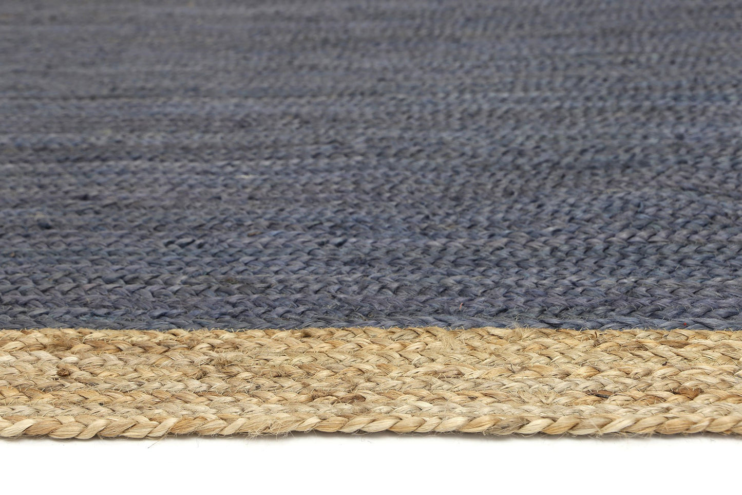 Hampton II Reversible Jute Rug, Grey - Nova Rugs