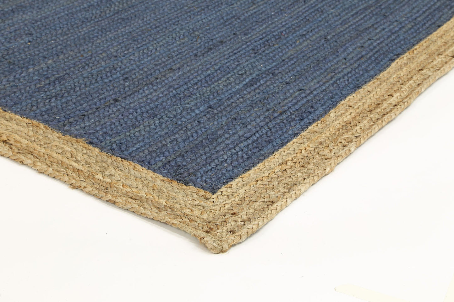 Hampton II Reversible Jute Rug, Navy - Nova Rugs