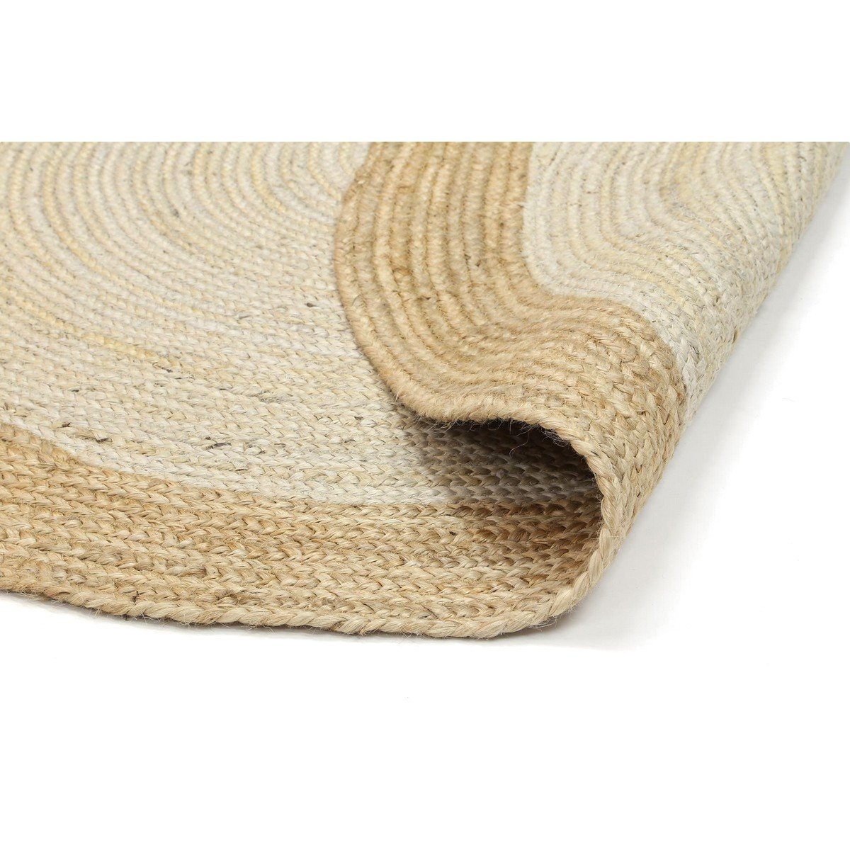 Hampton II Reversible Jute Rug, Pearl - Nova Rugs