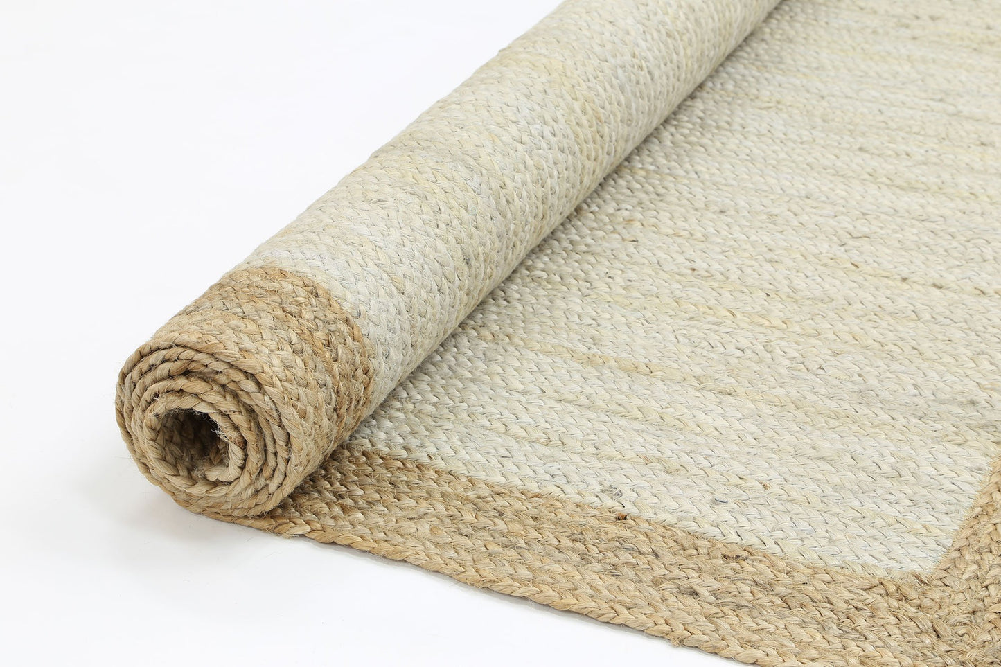 Hampton II Reversible Jute Rug, Pearl - Nova Rugs