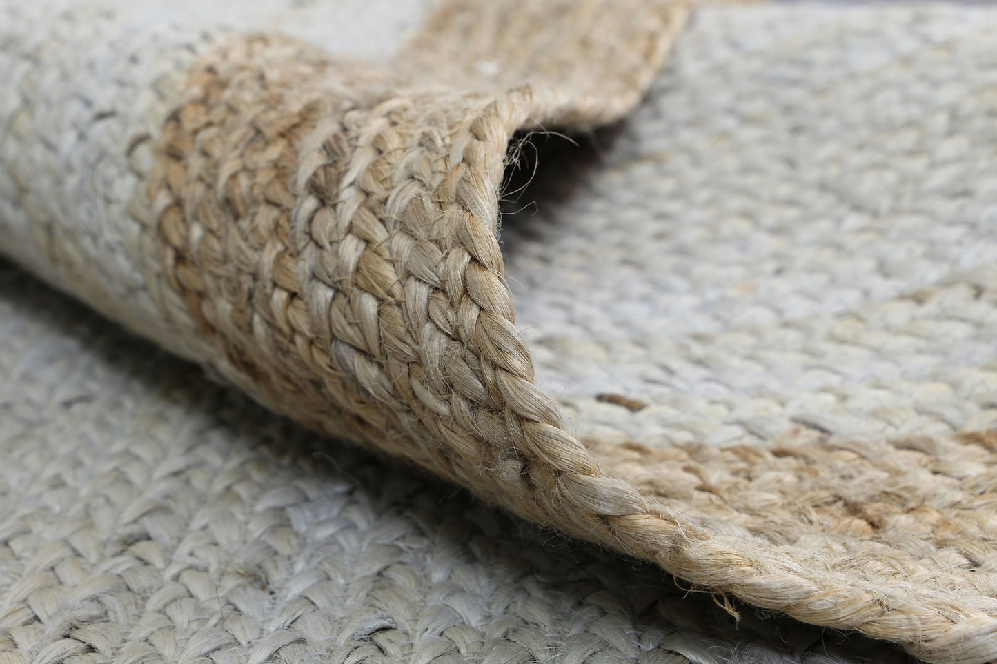 Hampton II Reversible Jute Rug, Pearl - Nova Rugs