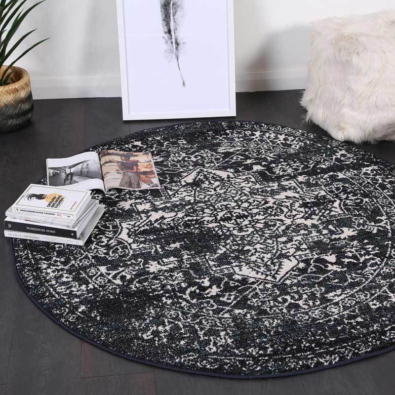 Indigo Simone VI Round Rug - Nova Rugs
