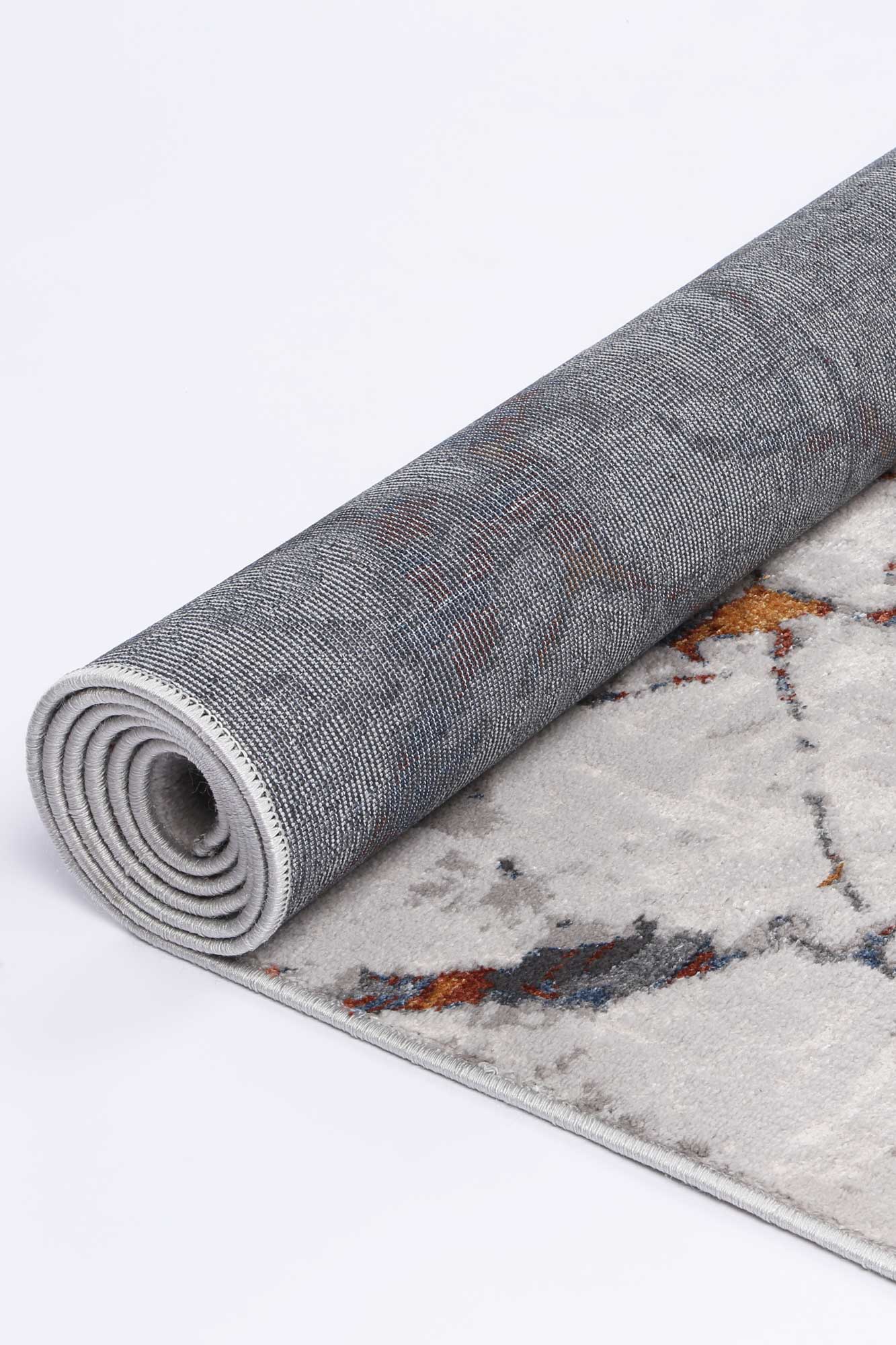 Isaiah Grey Multi Marble Rug - Nova Rugs