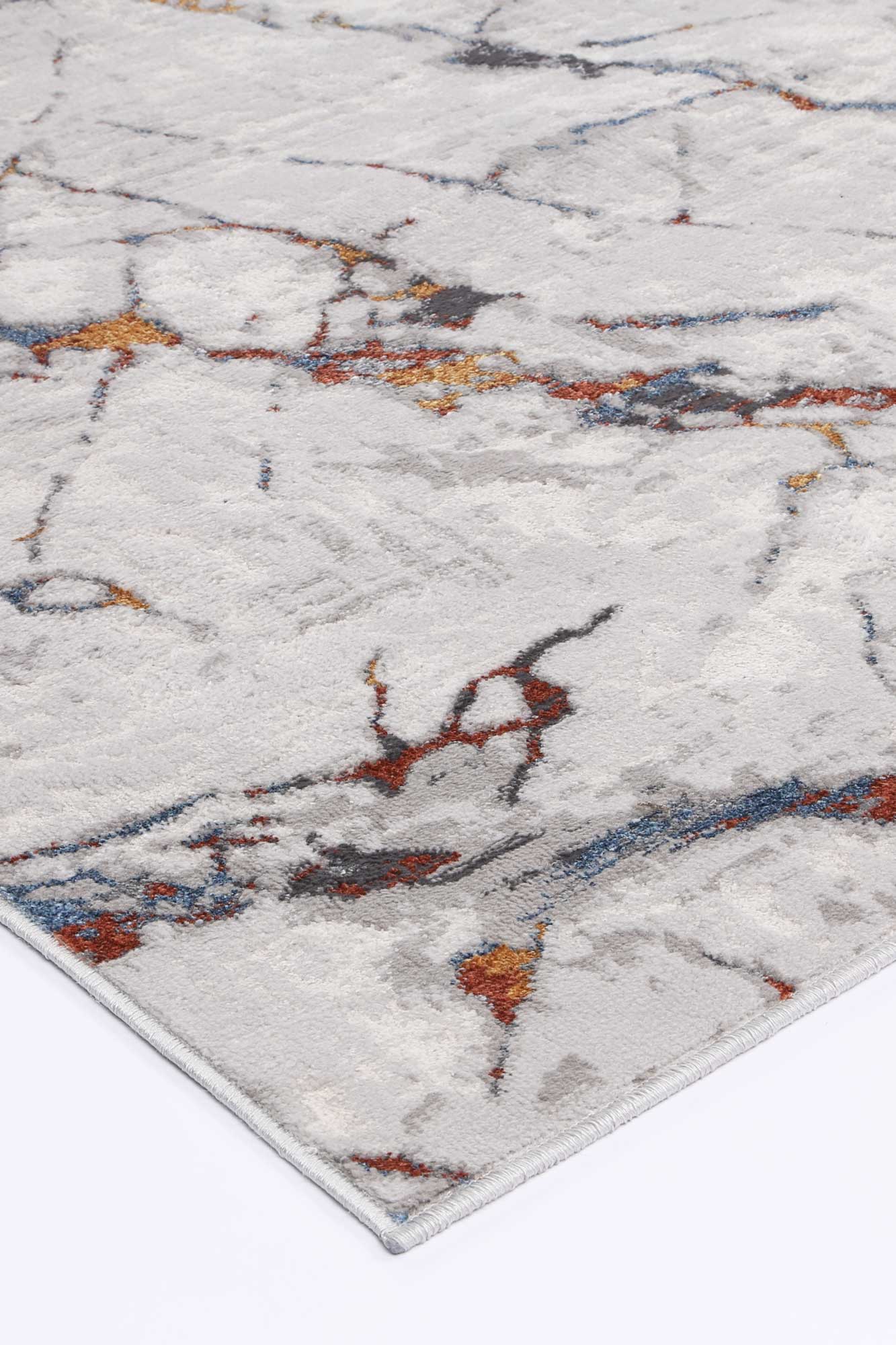 Isaiah Grey Multi Marble Rug - Nova Rugs