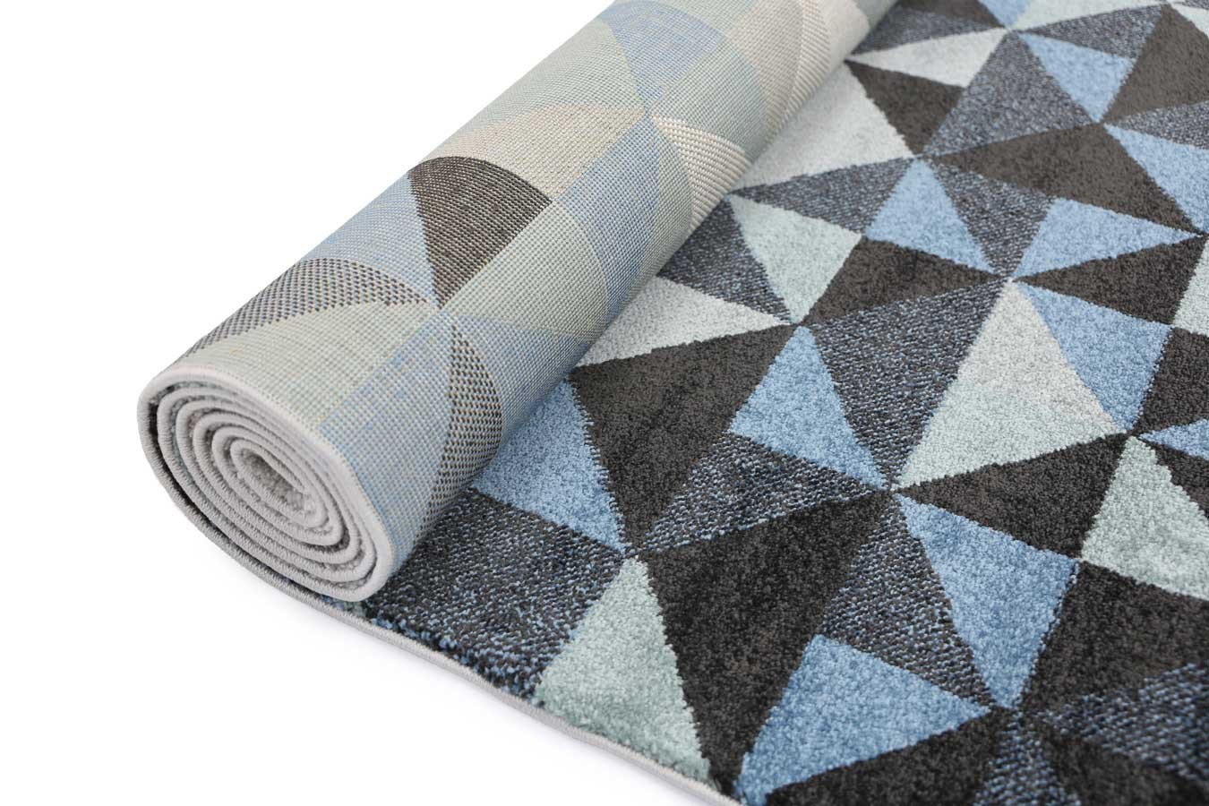 Lakens Modern Rug, Blue - Nova Rugs