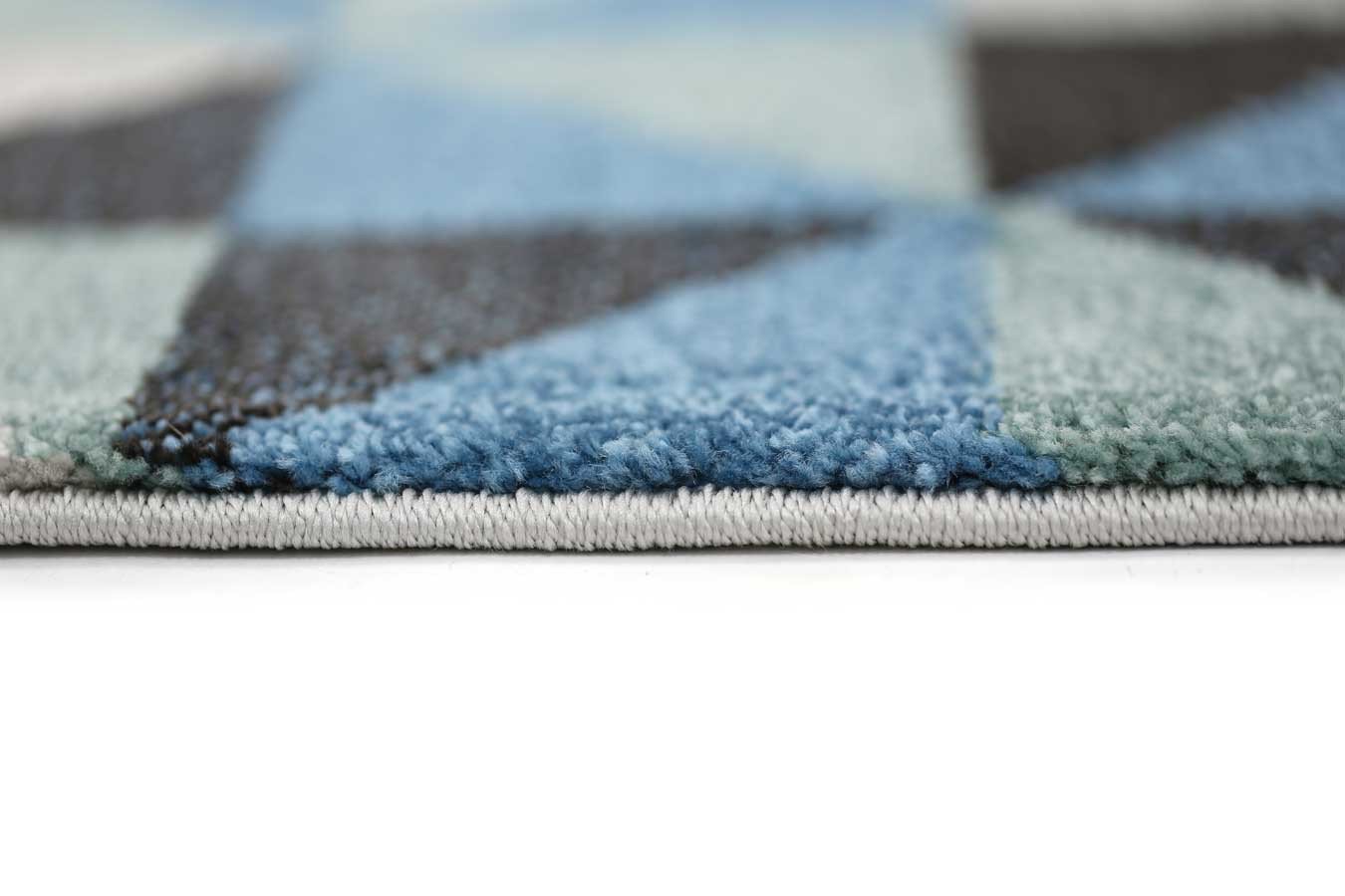 Lakens Modern Rug, Blue - Nova Rugs