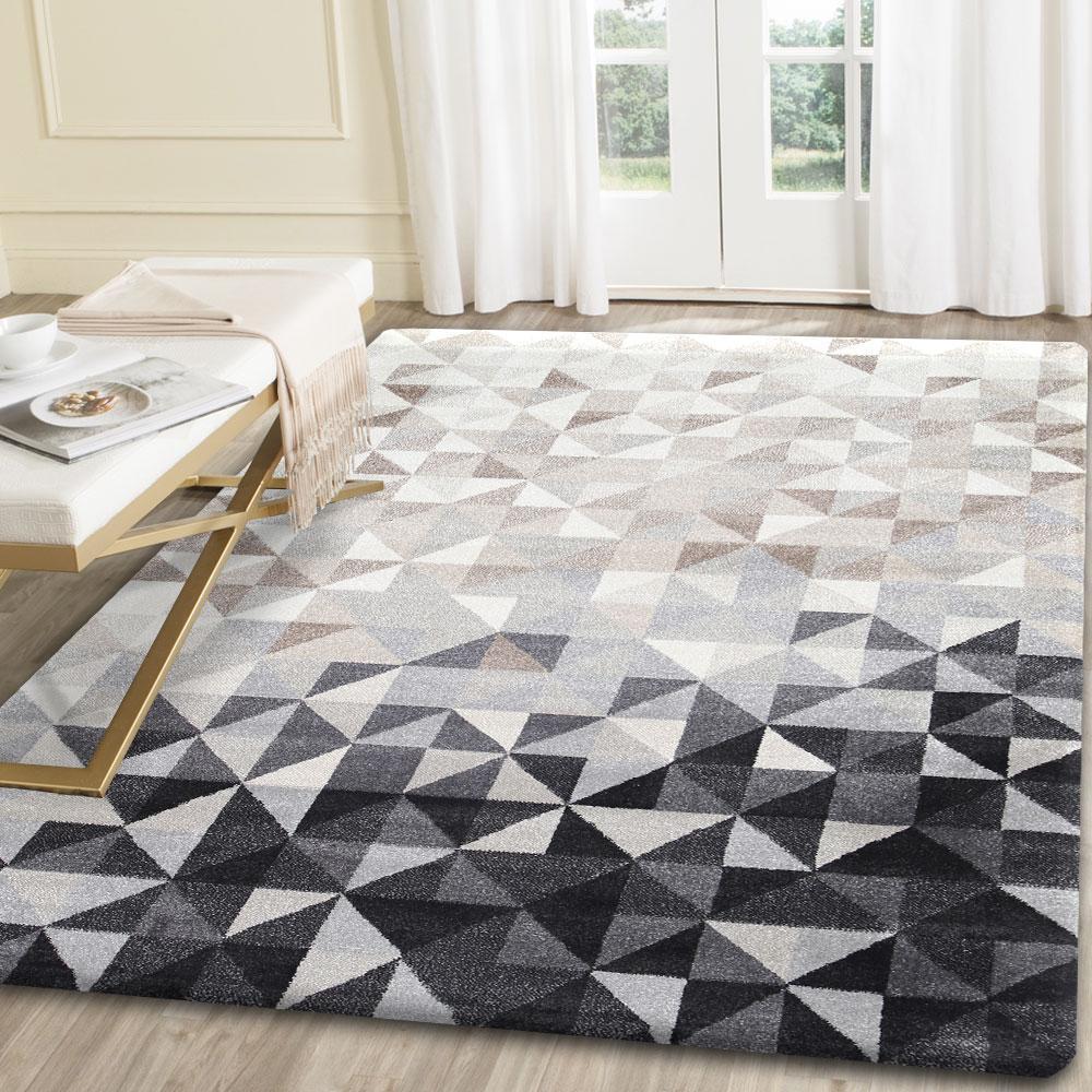 Lakens Modern Rug, Charcoal - Nova Rugs
