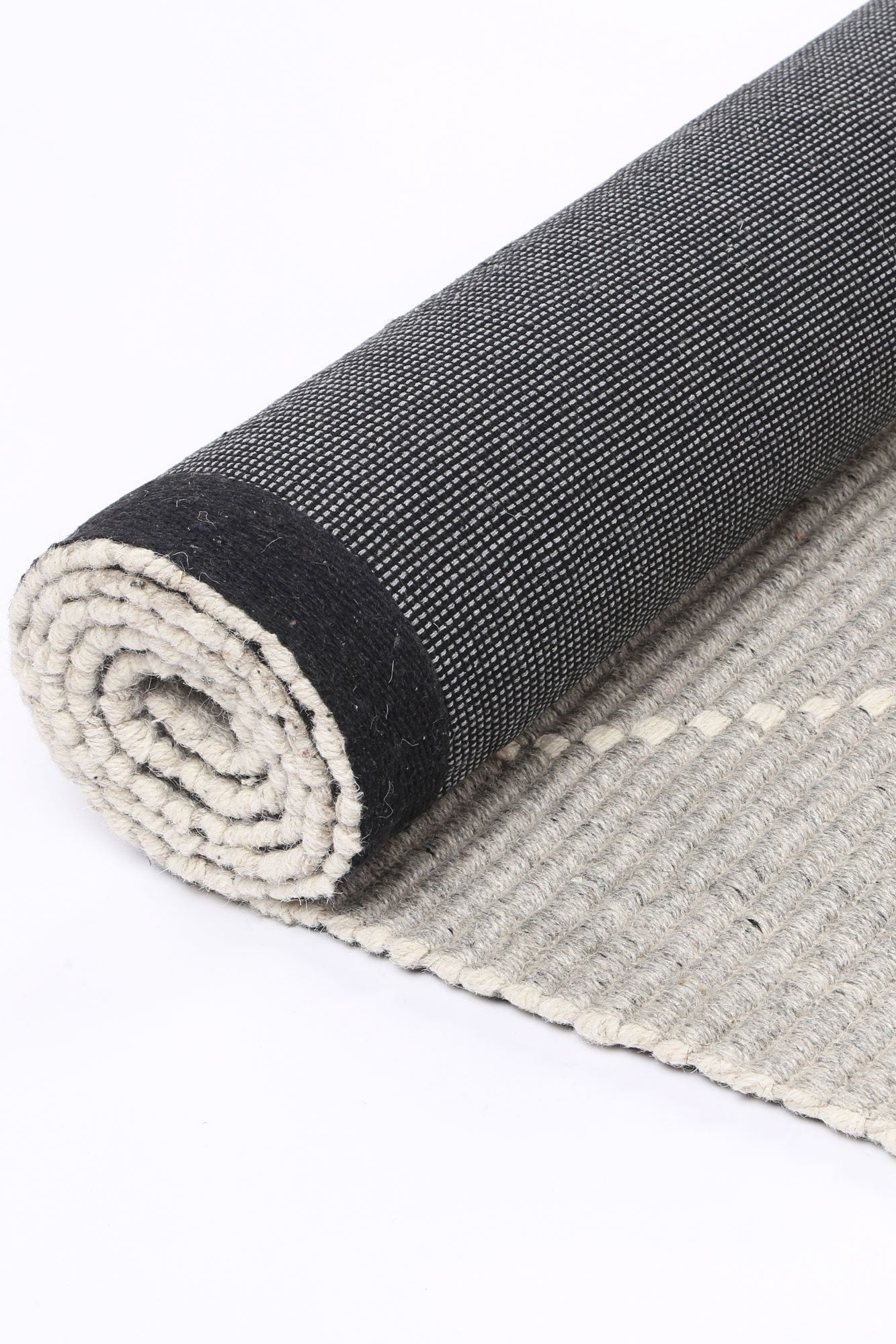 Leilani Diamond Tassel Grey Rug - Nova Rugs