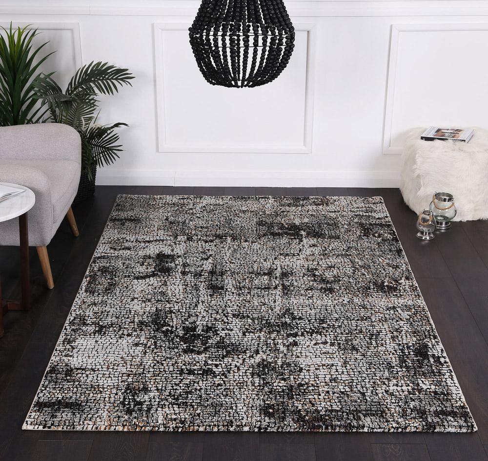 Malnion Modern Rug, Anthracite - Nova Rugs