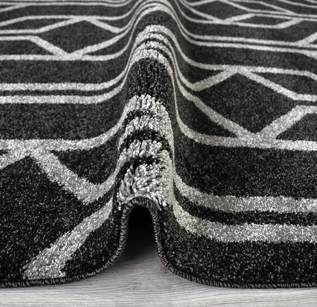 Martha Modern Rug, Black - Nova Rugs