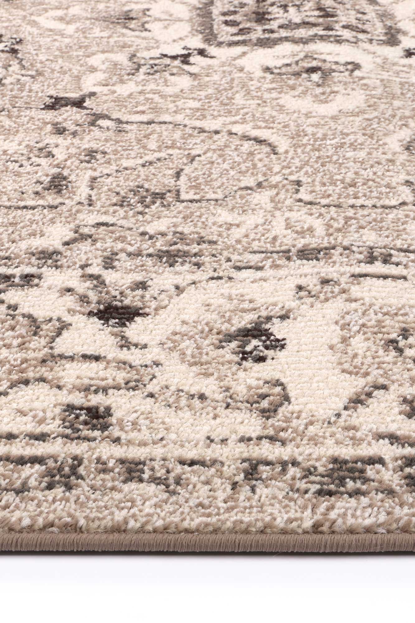 Micah Beige/White Traditional Rug - Nova Rugs