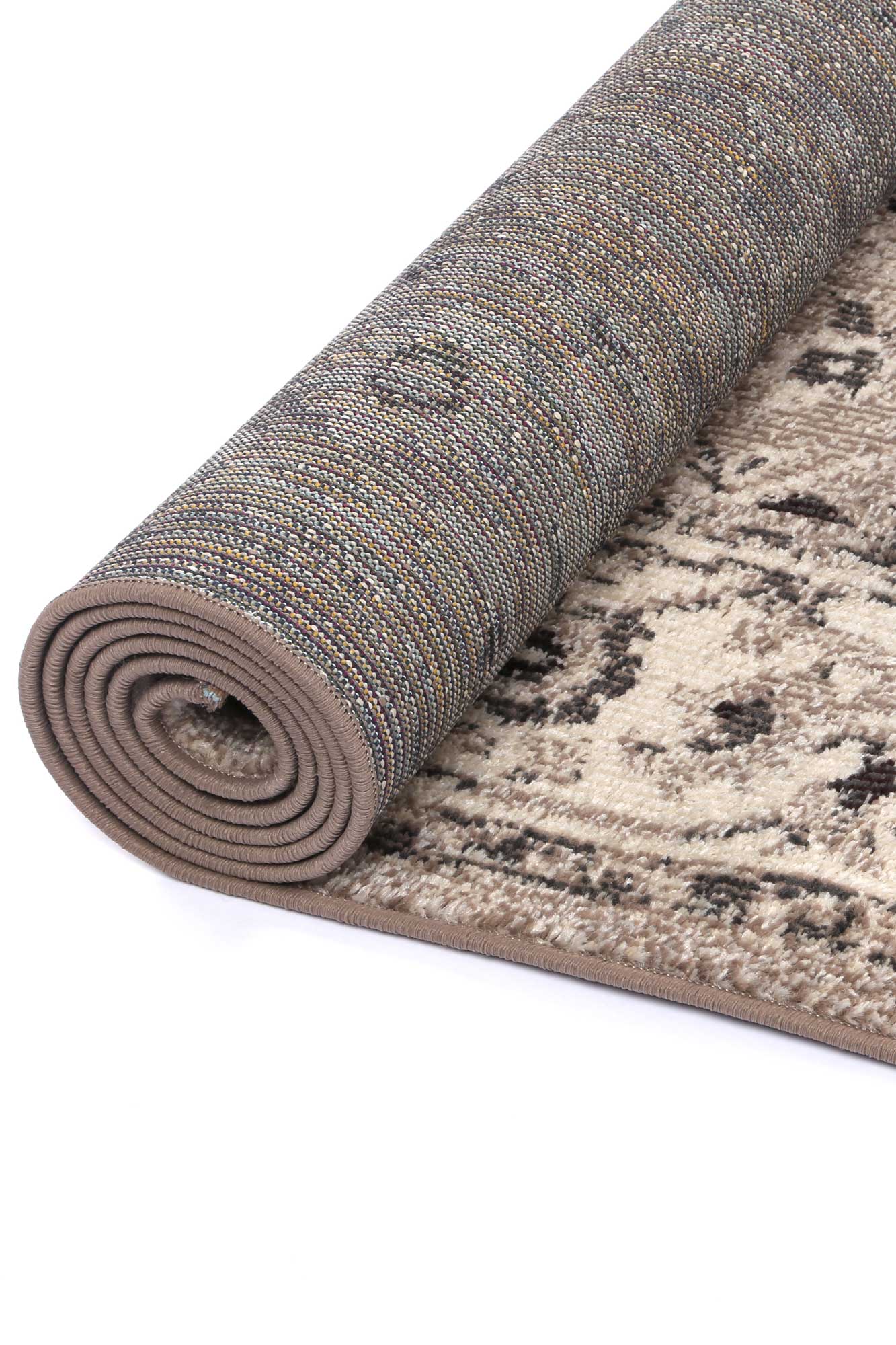Micah Beige/White Traditional Rug - Nova Rugs