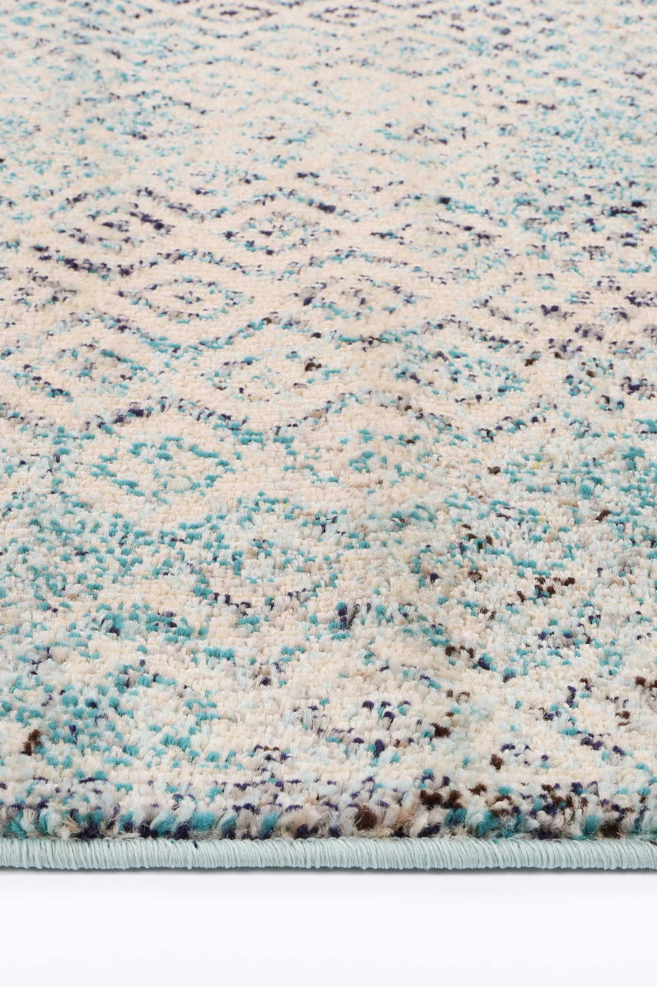 Micah Multi Blue Geometric Rug - Nova Rugs