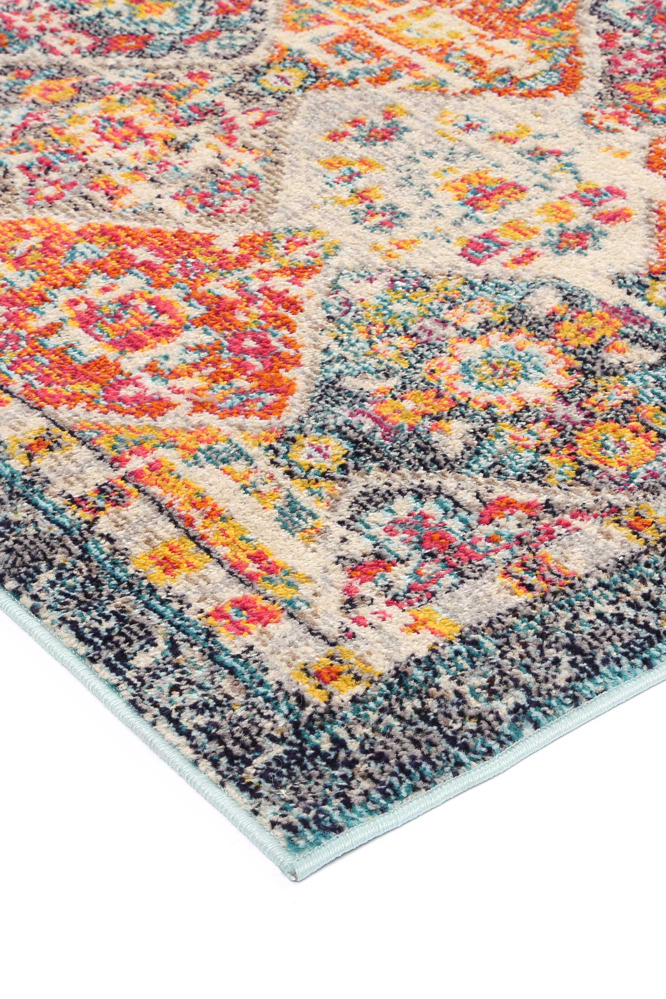 Micah Multi Diamond Rug - Nova Rugs