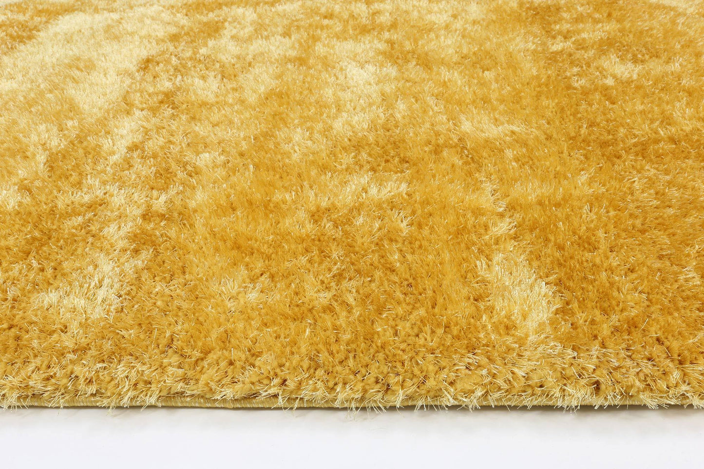 Mustard Eden Soft Shag Rug - Nova Rugs