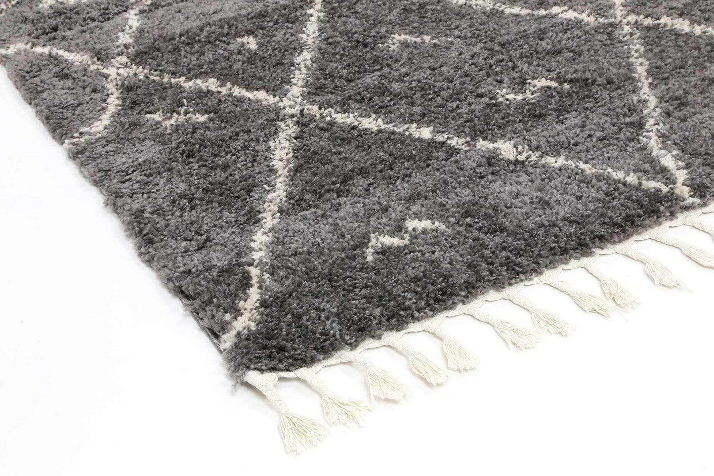 Nadira Shag Rug, D. Grey - Nova Rugs