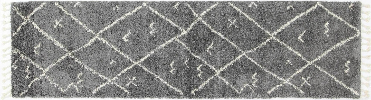 Nadira Shag Rug, D. Grey - Nova Rugs