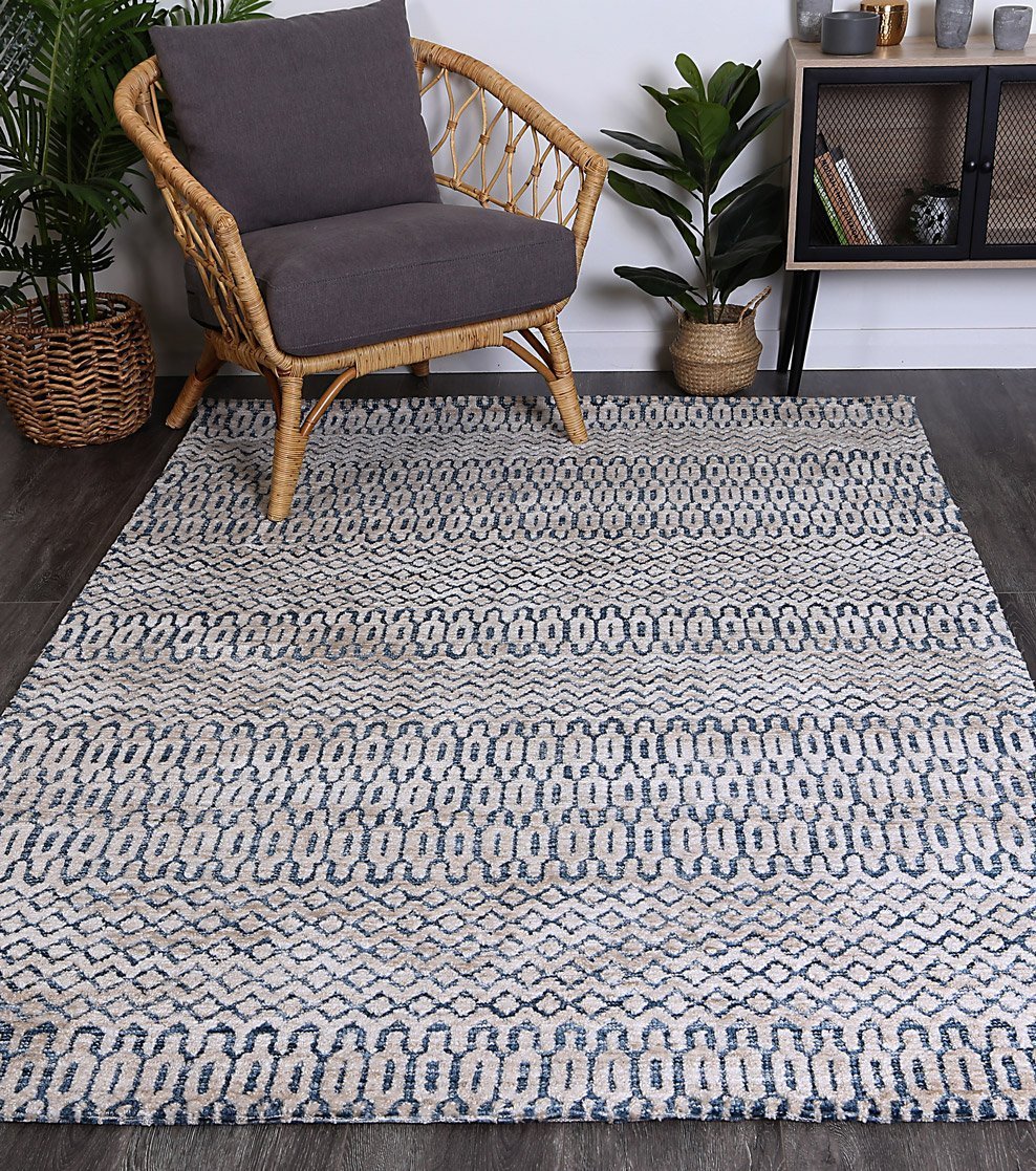 Navy Camphils Hand-Tufted Rug - Nova Rugs