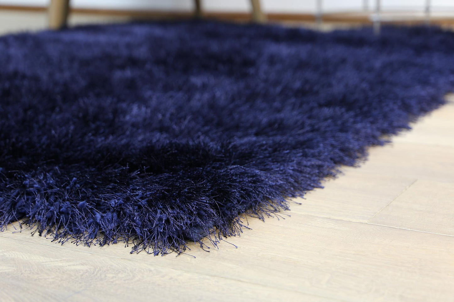 Navy Evas Shag Rug - Nova Rugs