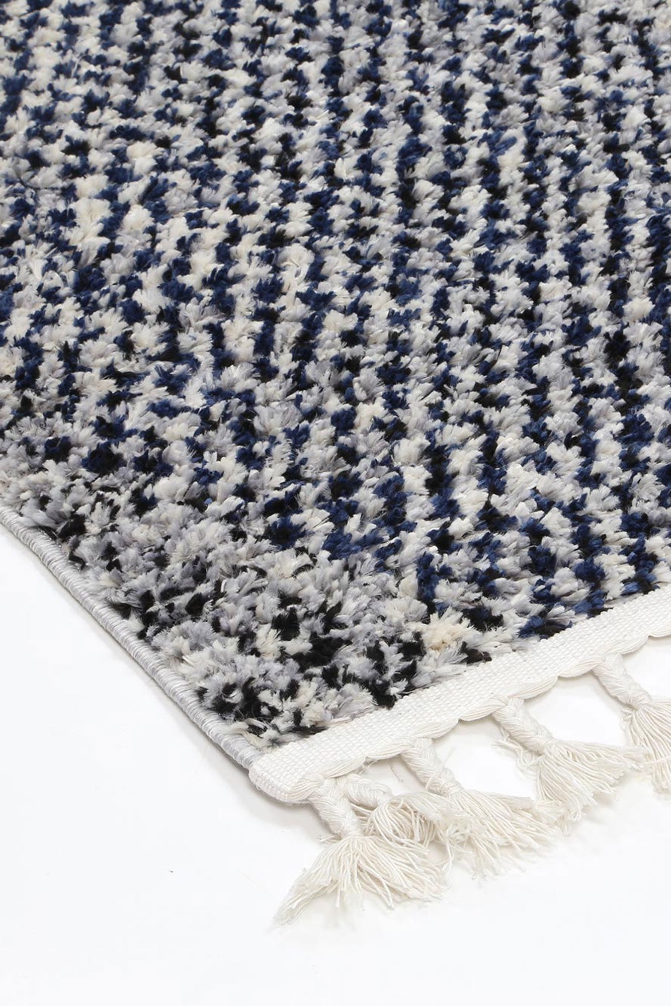 Navy Myk Geometric Rug - Nova Rugs
