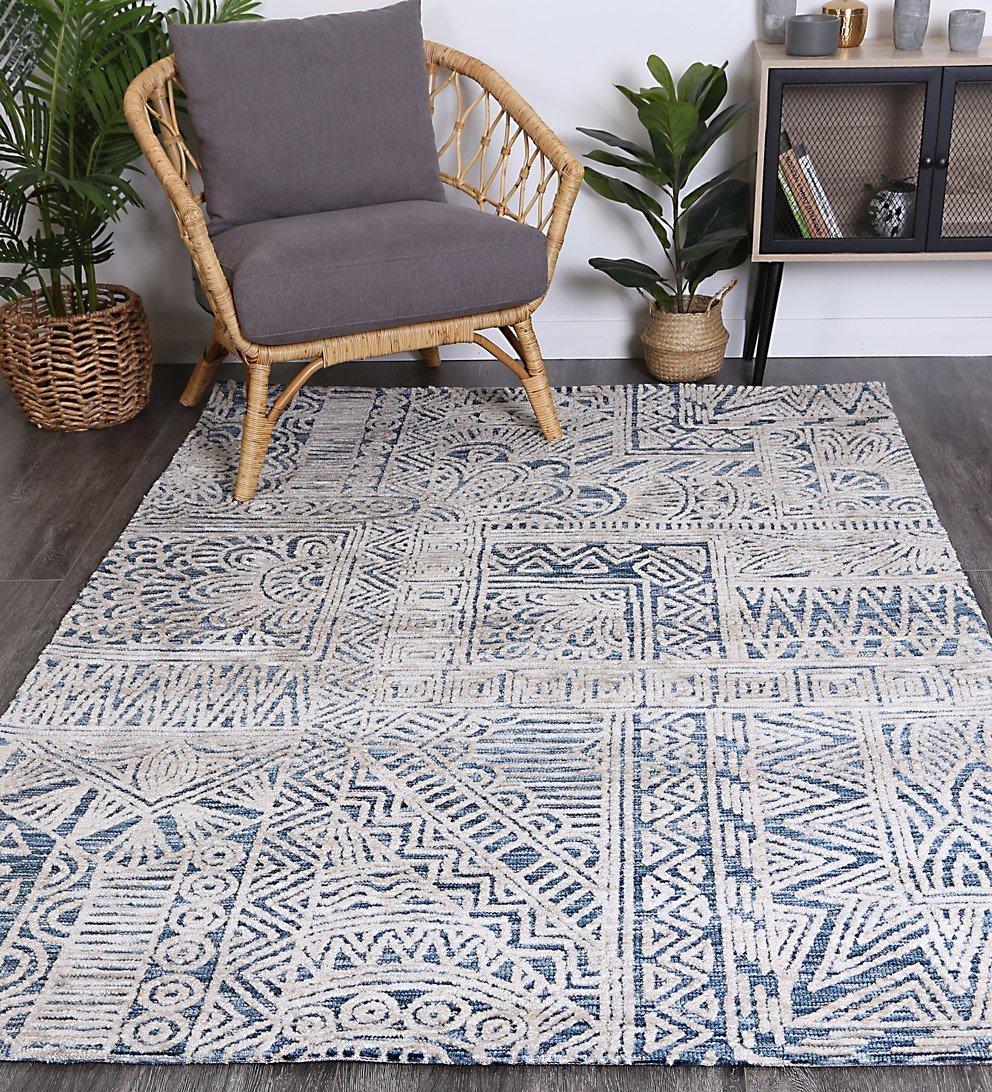 Navy Newburg Hand-Tufted Rug - Nova Rugs