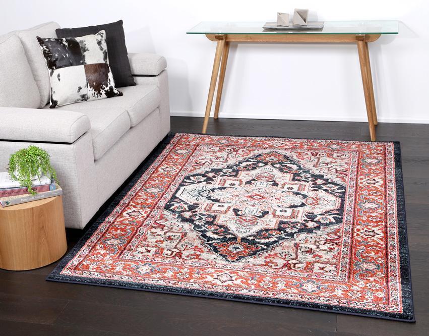 Navy Prime Notes Rug - Nova Rugs
