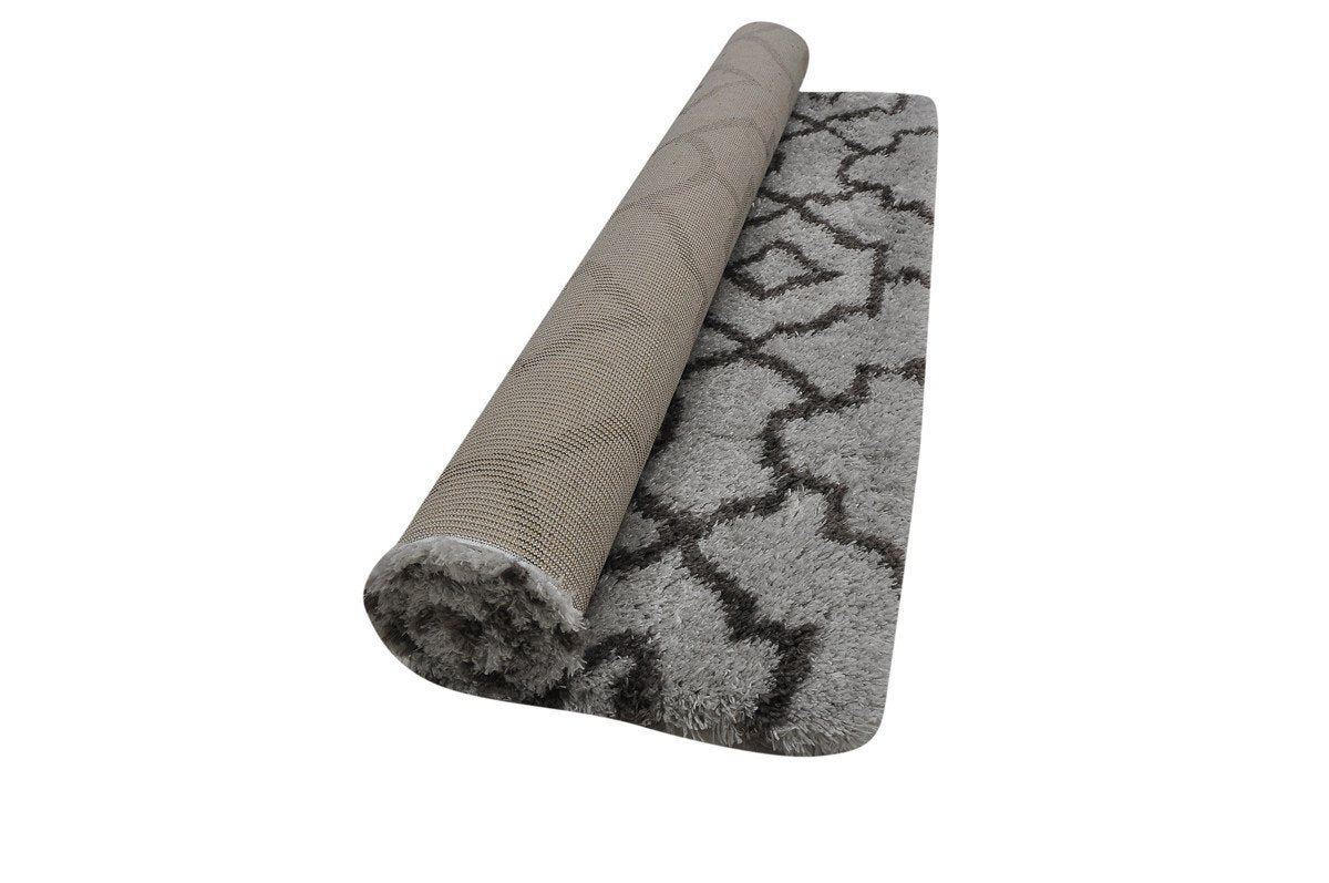 Nerida Shag Rug, L. Grey - Nova Rugs