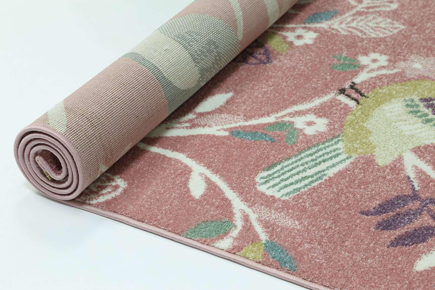 Nova Kids Pastel Birds Rug Pink - Nova Rugs