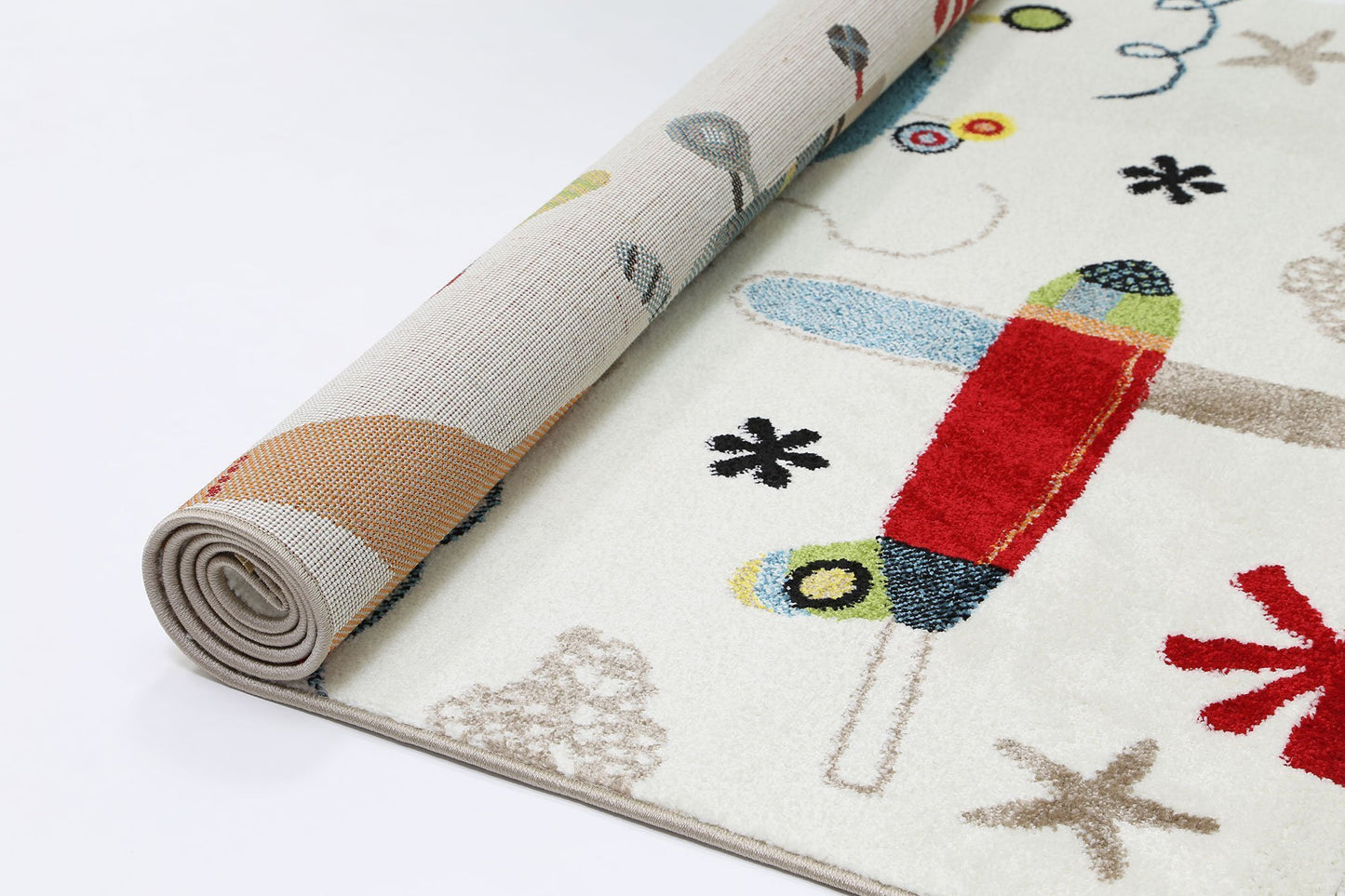 Nova Kids Planes Rug Multi - Nova Rugs