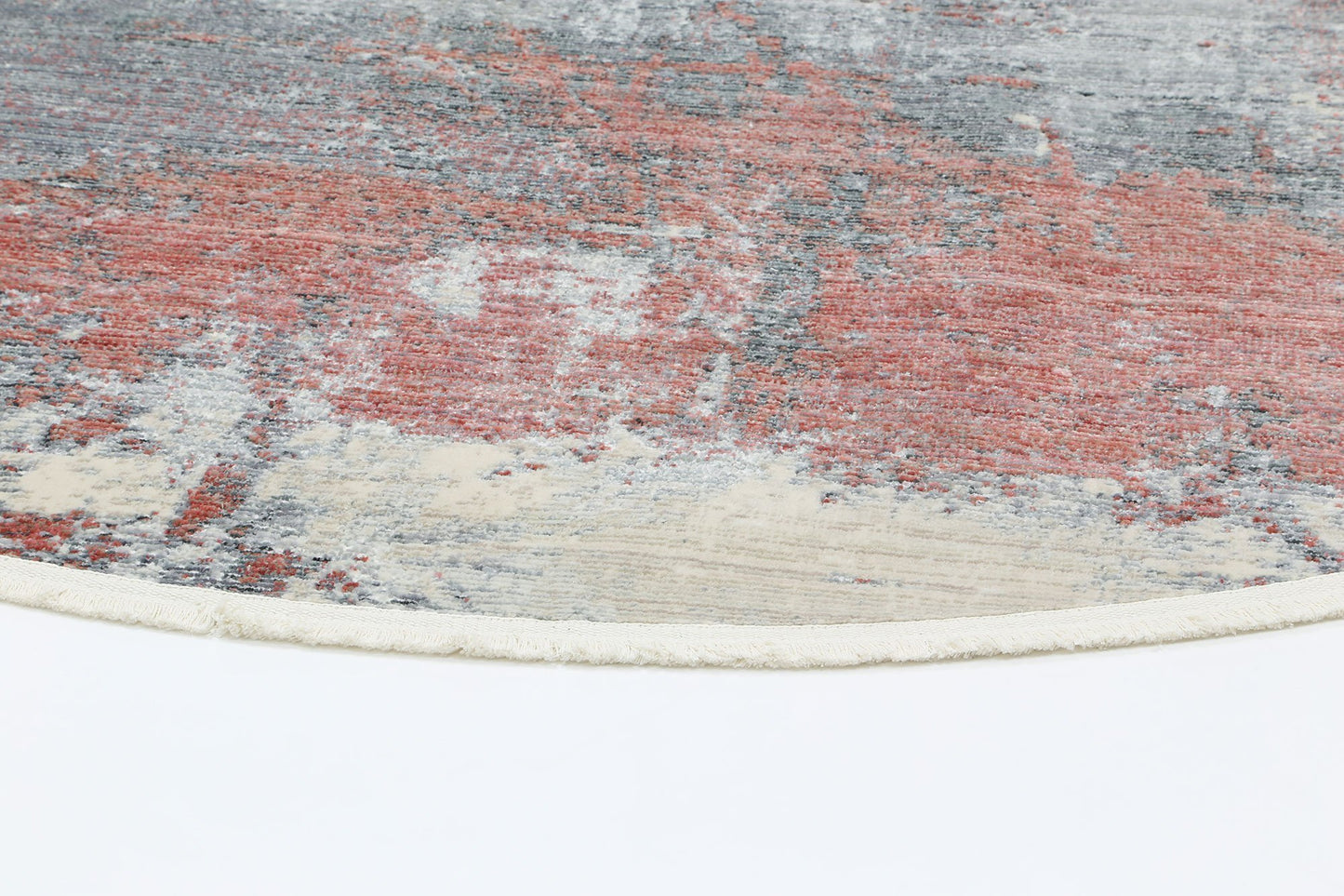 Parsons Modern Round Rug, Blush - Nova Rugs