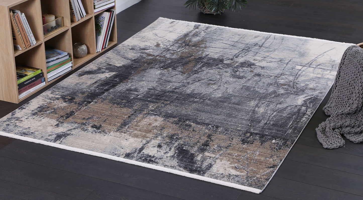 Parsons Modern Rug, Ash Blue - Nova Rugs