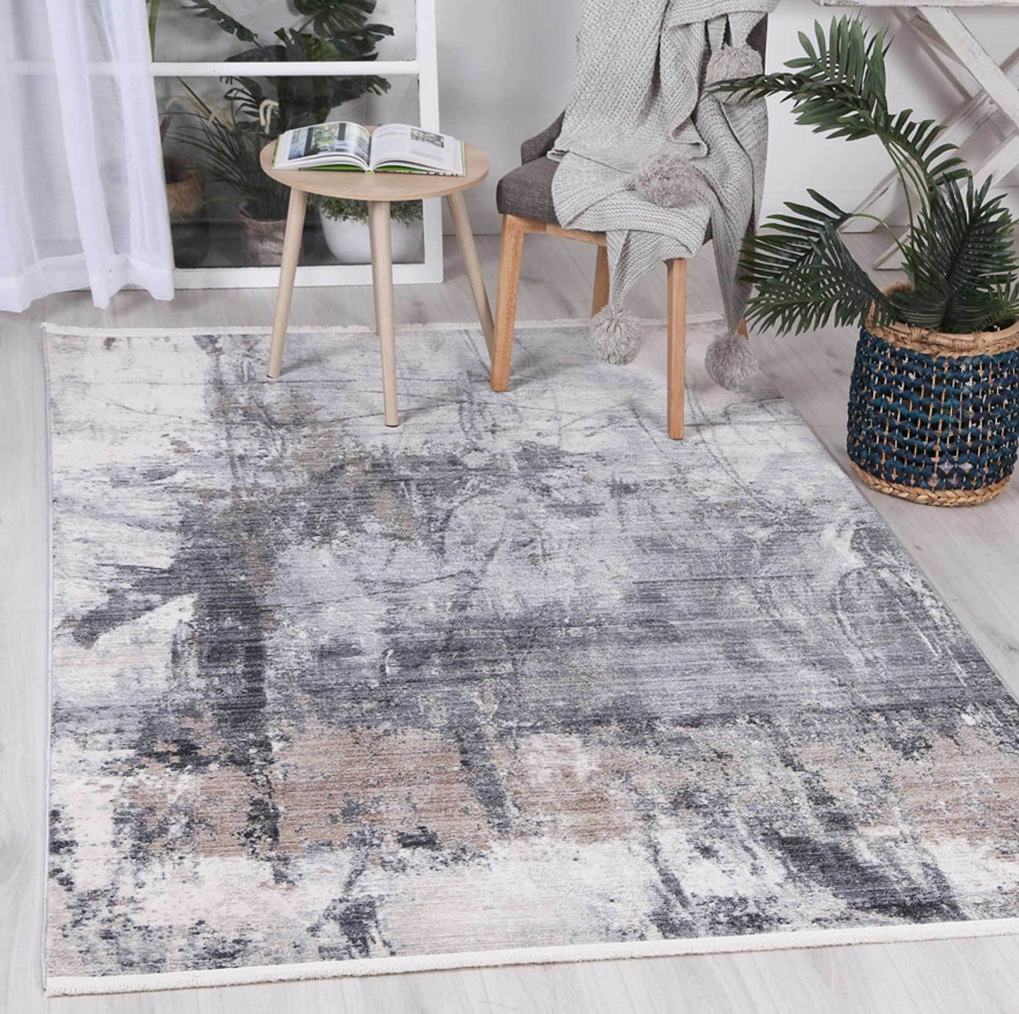 Parsons Modern Rug, Ash Blue - Nova Rugs