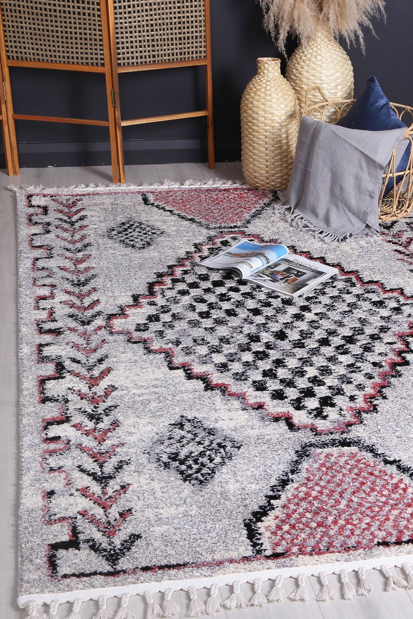 Pink Myk Geometric Rug - Nova Rugs