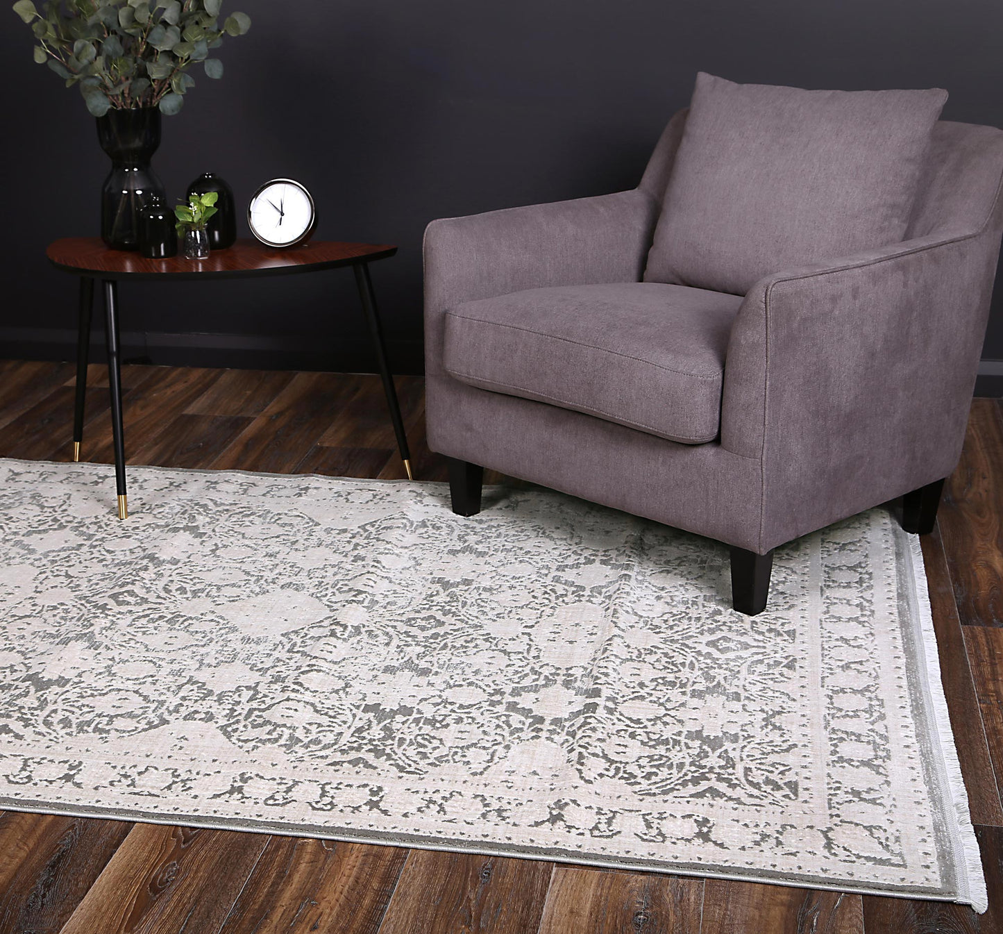 Rapsody Manne Grey Rug - Nova Rugs