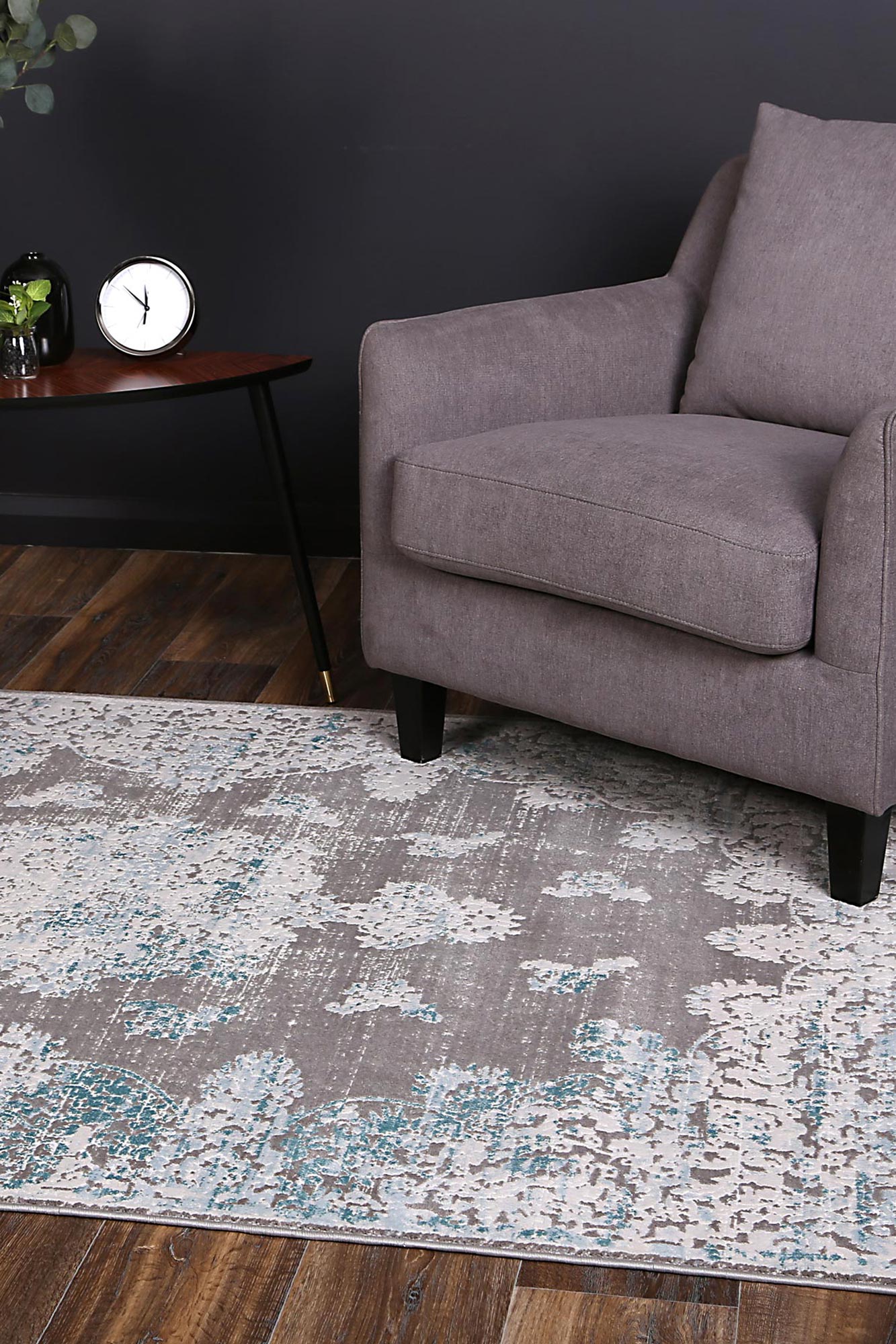 Rapsody Medallion Blue Rug - Nova Rugs