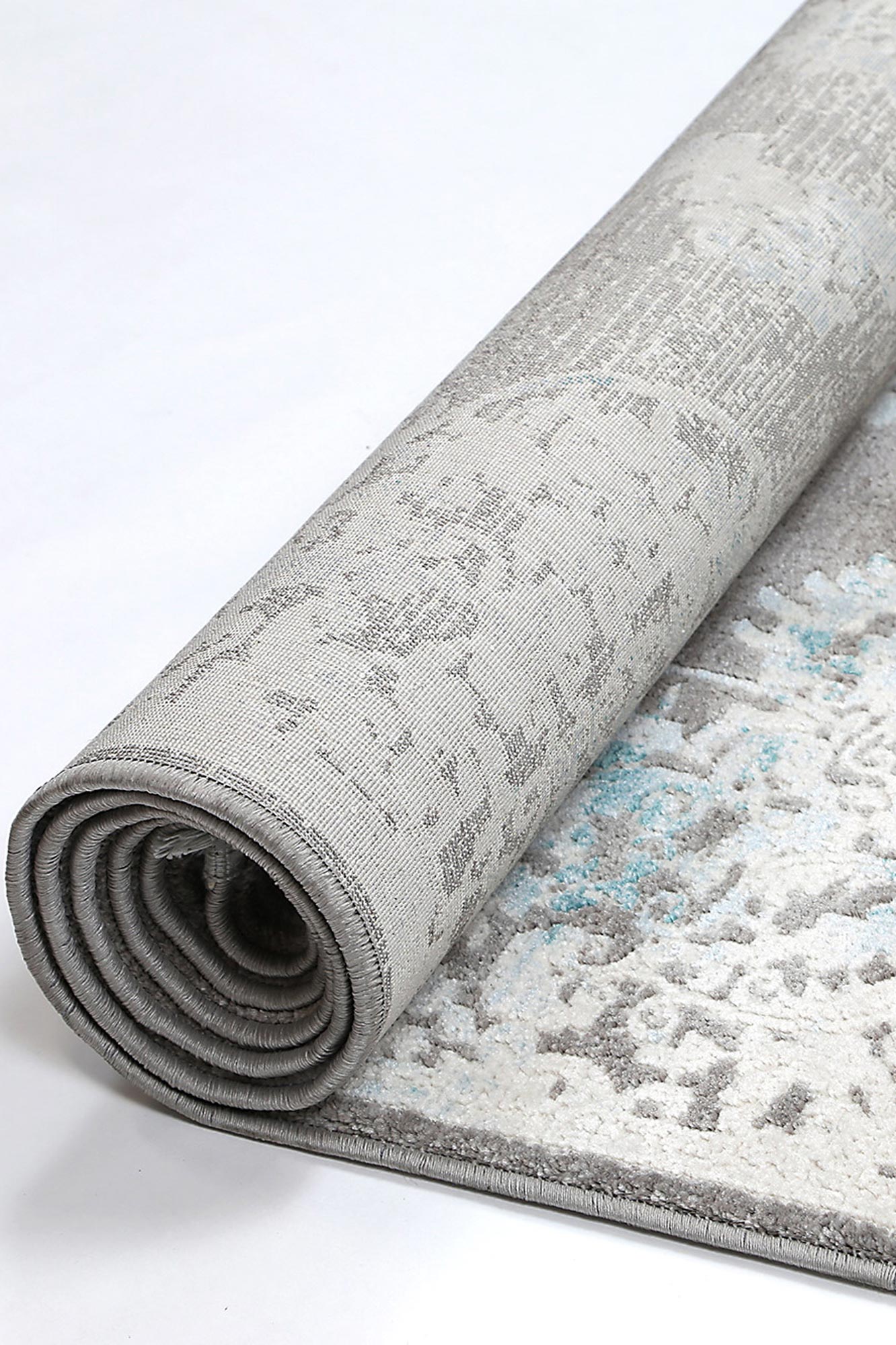 Rapsody Medallion Blue Rug - Nova Rugs