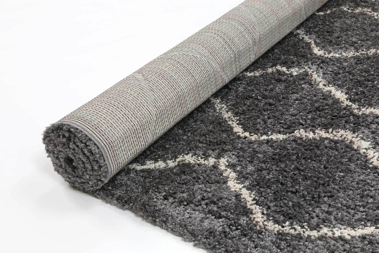 Raziya Shag Rug, Grey - Nova Rugs