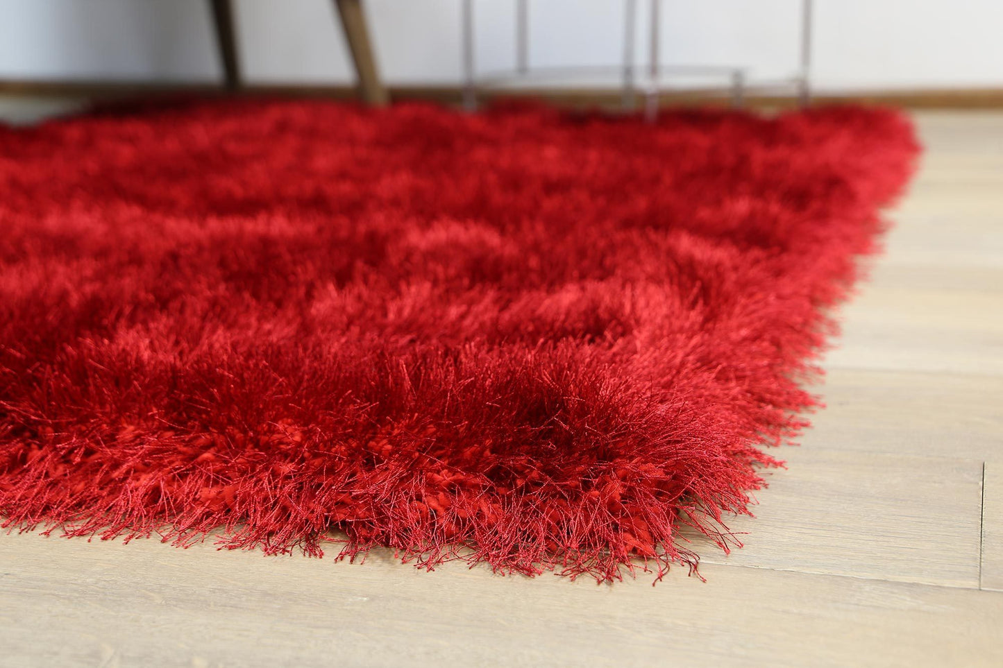 Red Evas Shag Rug - Nova Rugs