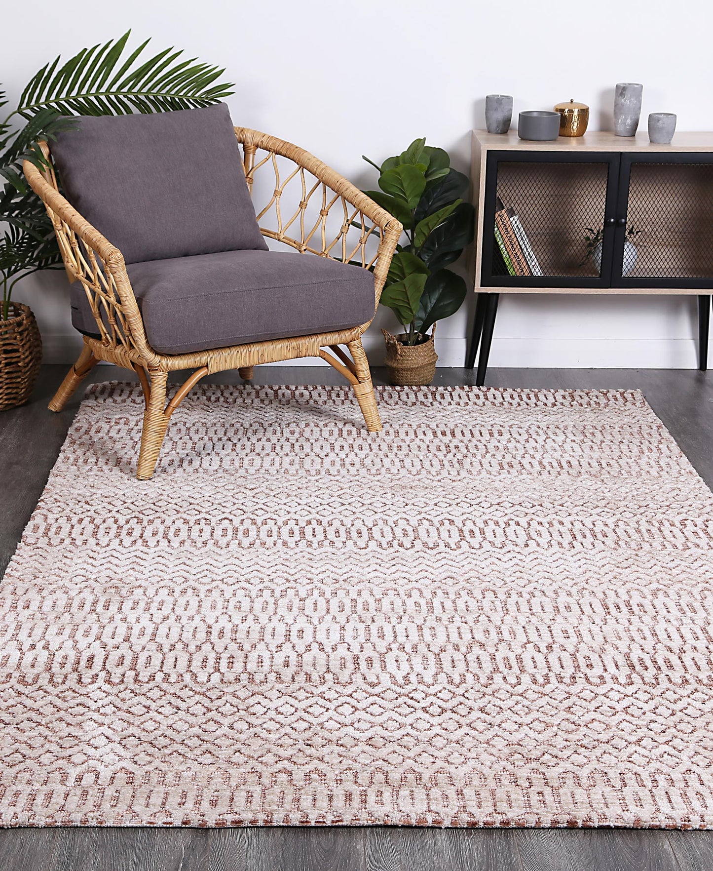 Rust Camphils Hand-Tufted Rug - Nova Rugs