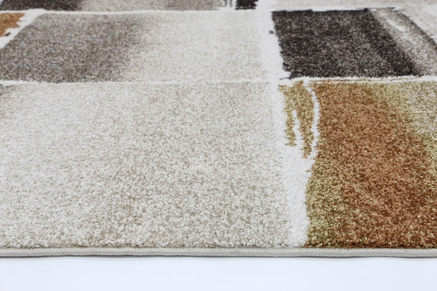 Rust Modern Boston Rug - Nova Rugs