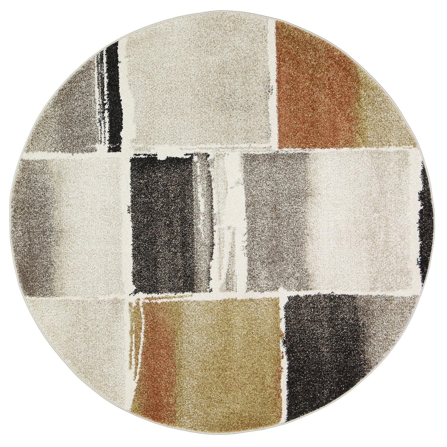 Rust Modern Boston Rug - Nova Rugs